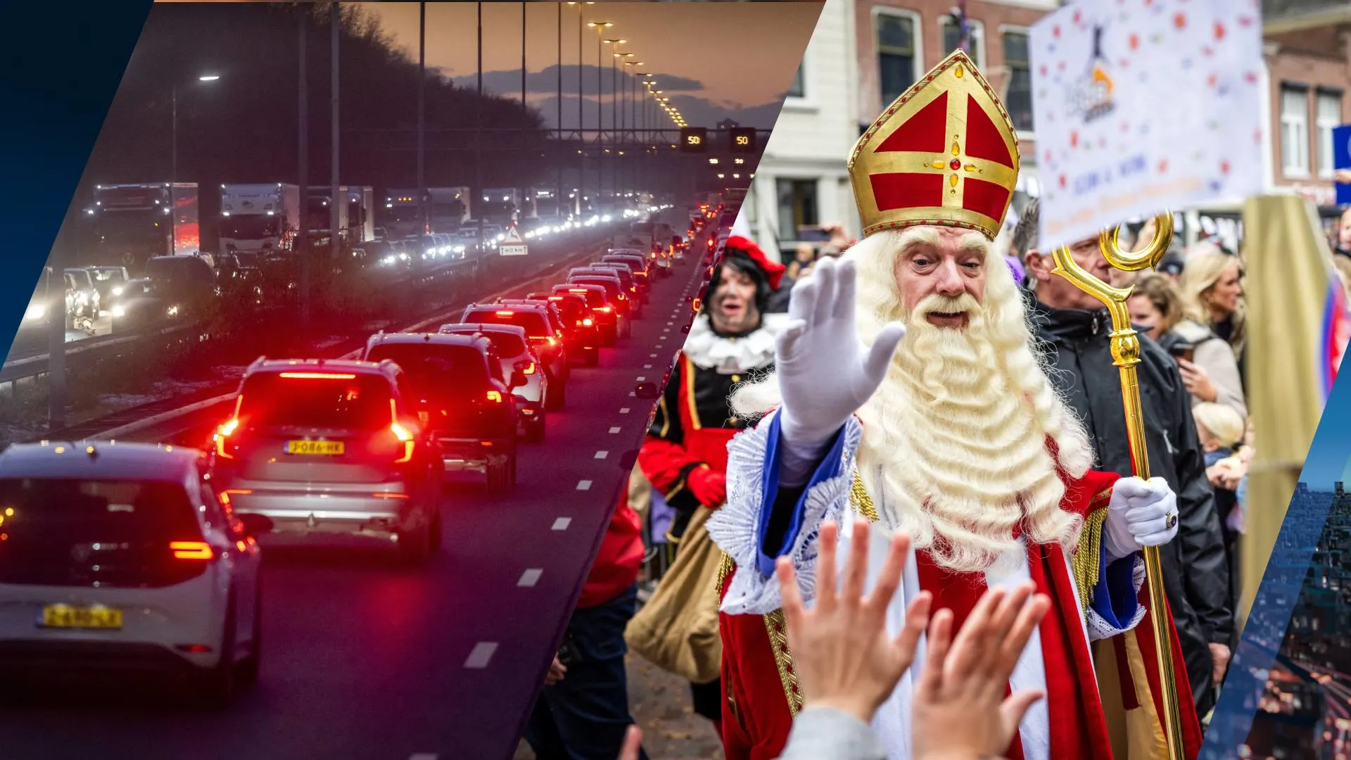 Vroege avondspits door pakjesavond: op hoogtepunt ruim 900 kilometer file