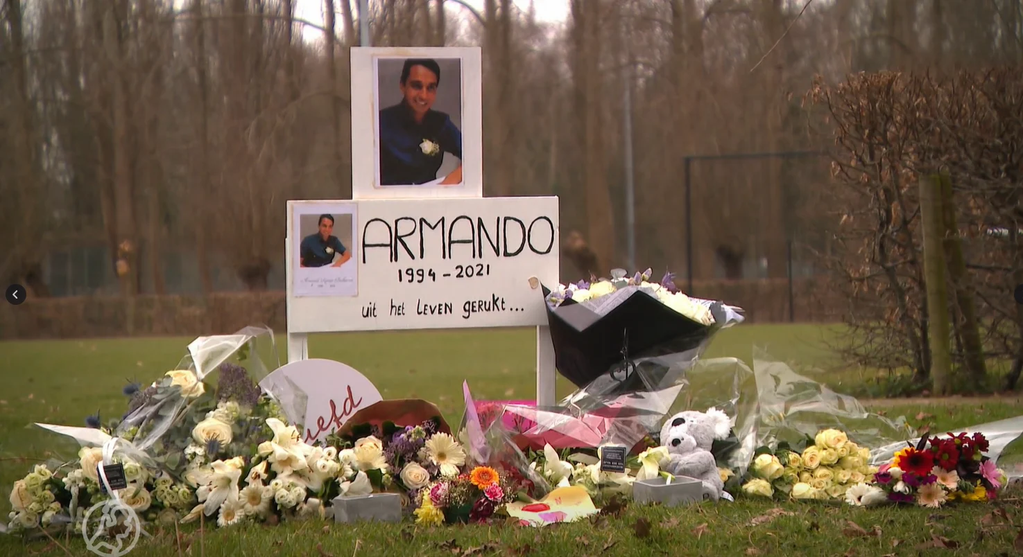 Monument voor doodgestoken Armando onthuld: 'Nu tijd voor rust'