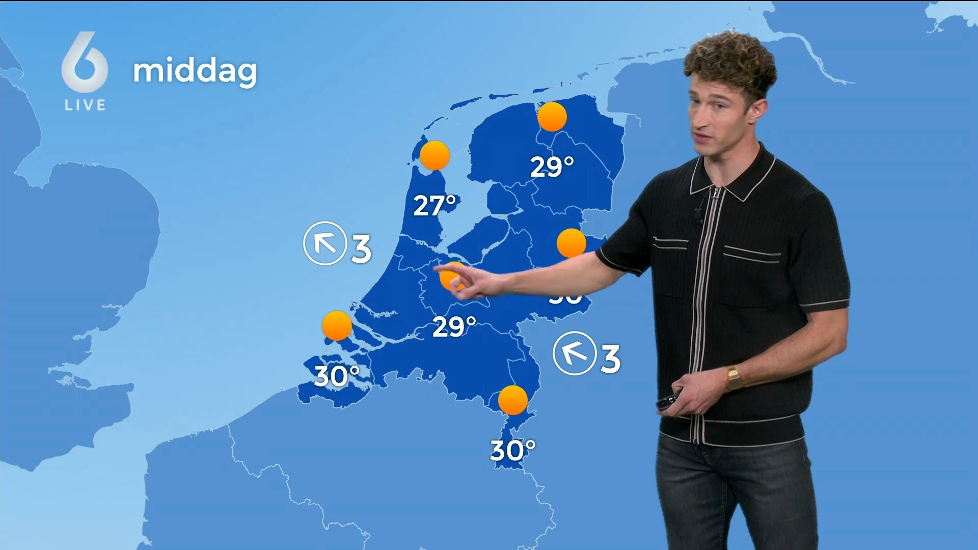 Warme dag voor de boeg met tropische temperaturen