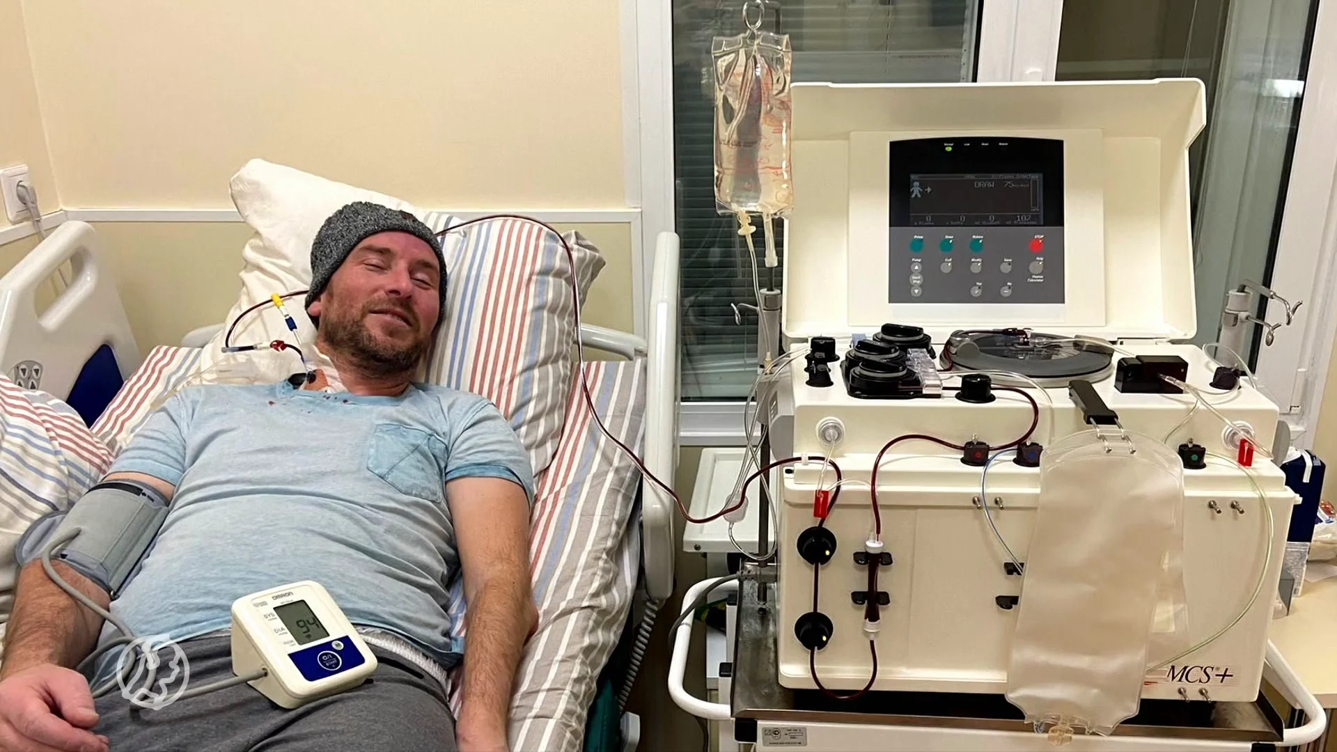 MS-patiënt Peter vast in kliniek Rusland, geen uitweg om terug te komen