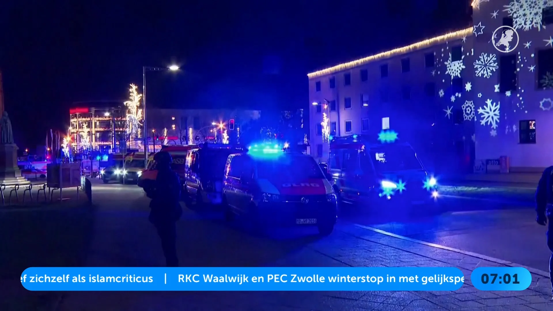 Doden en meerdere gewonden bij aanslag op kerstmarkt in Duitse Maagdenburg