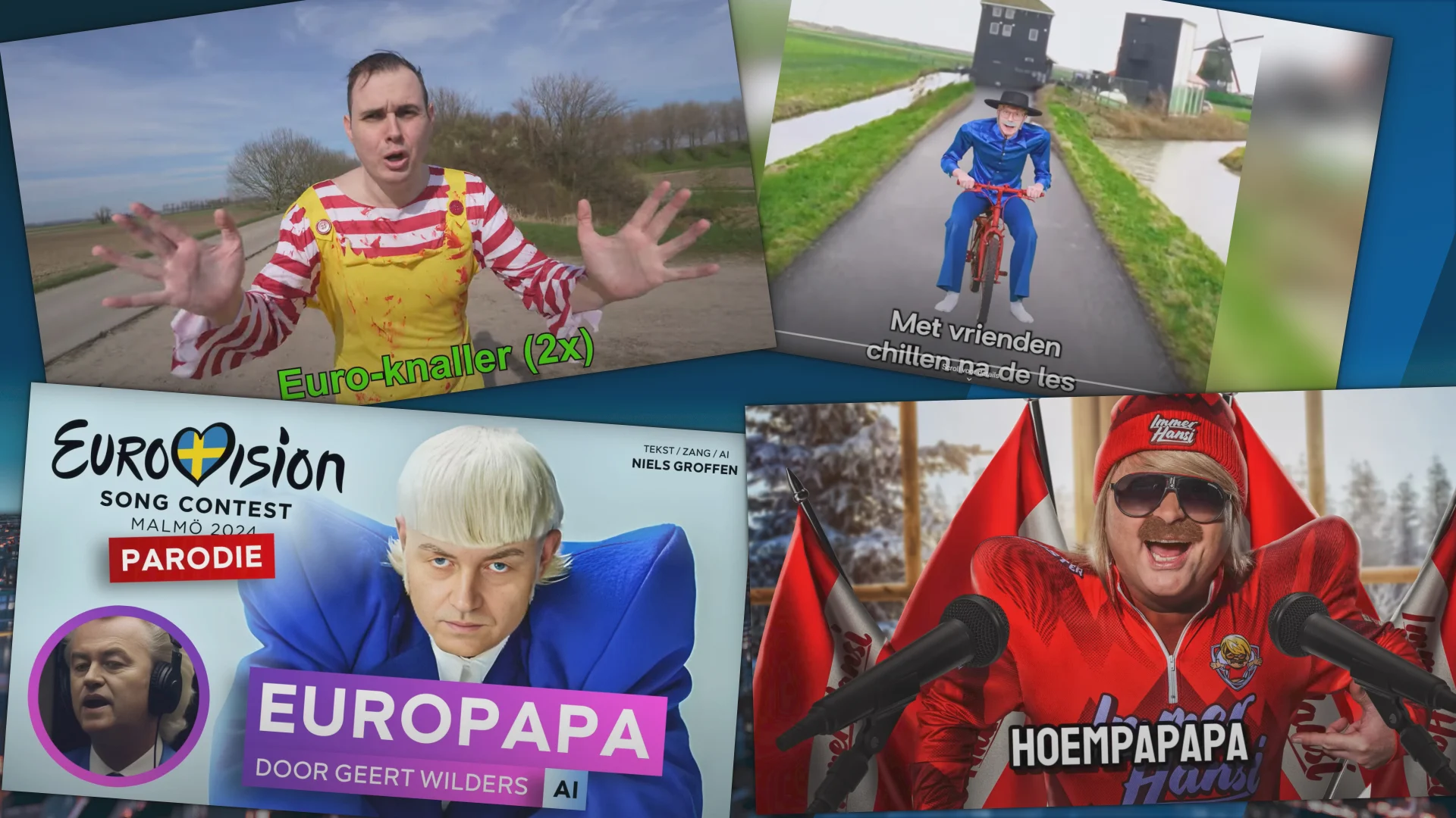 Euroknaller, après-ski en Wilders: 'Europapa' van Joost Klein is voer voor parodieën