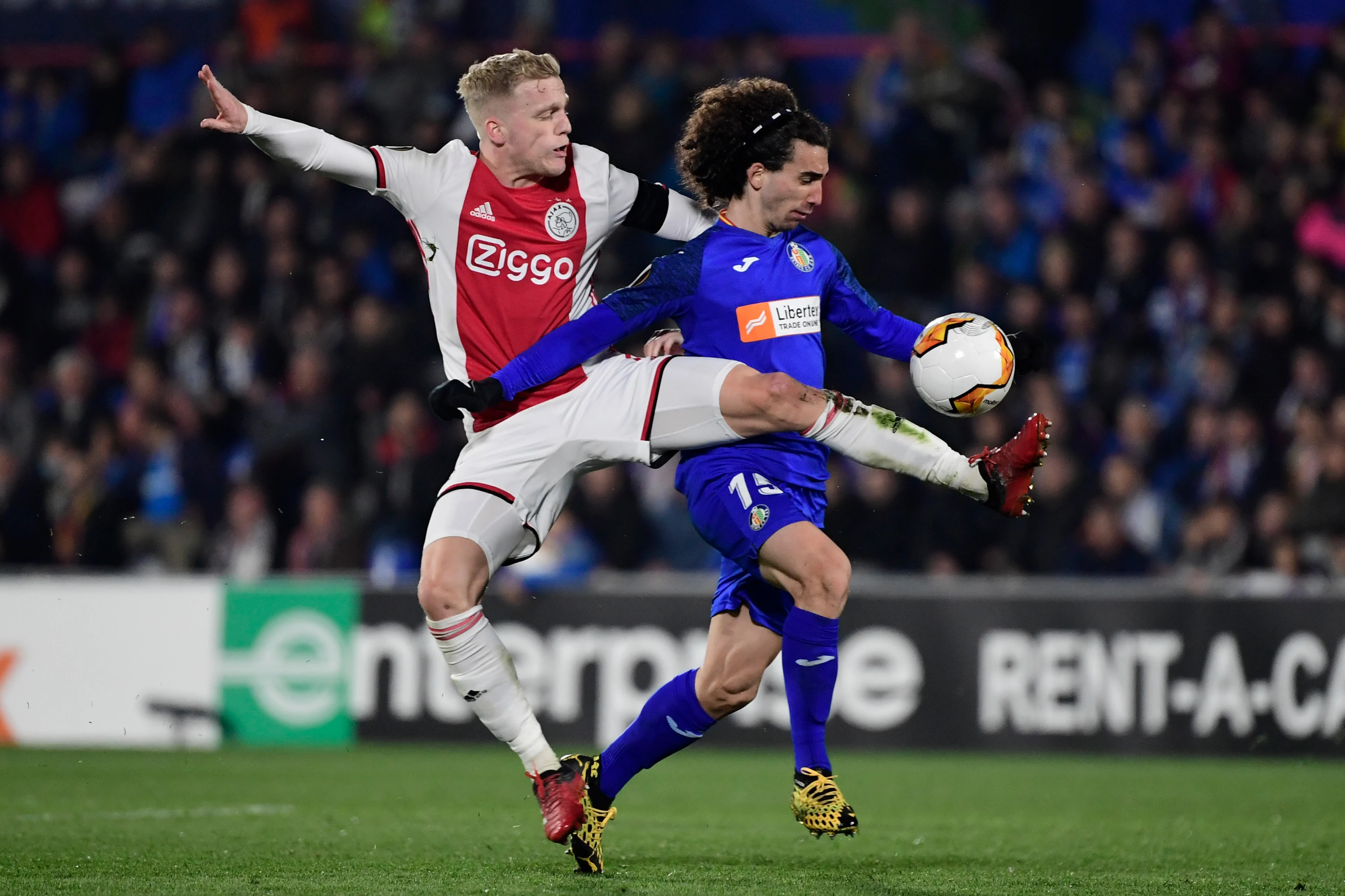 Ajax kansloos ten onder tegen Spaanse vechtploeg Getafe