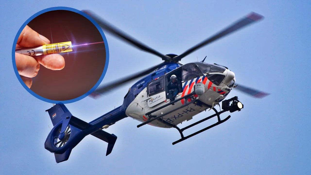 Vrouw veroordeeld voor beschijnen politieheli met laserpen: dacht dat het UFO's waren