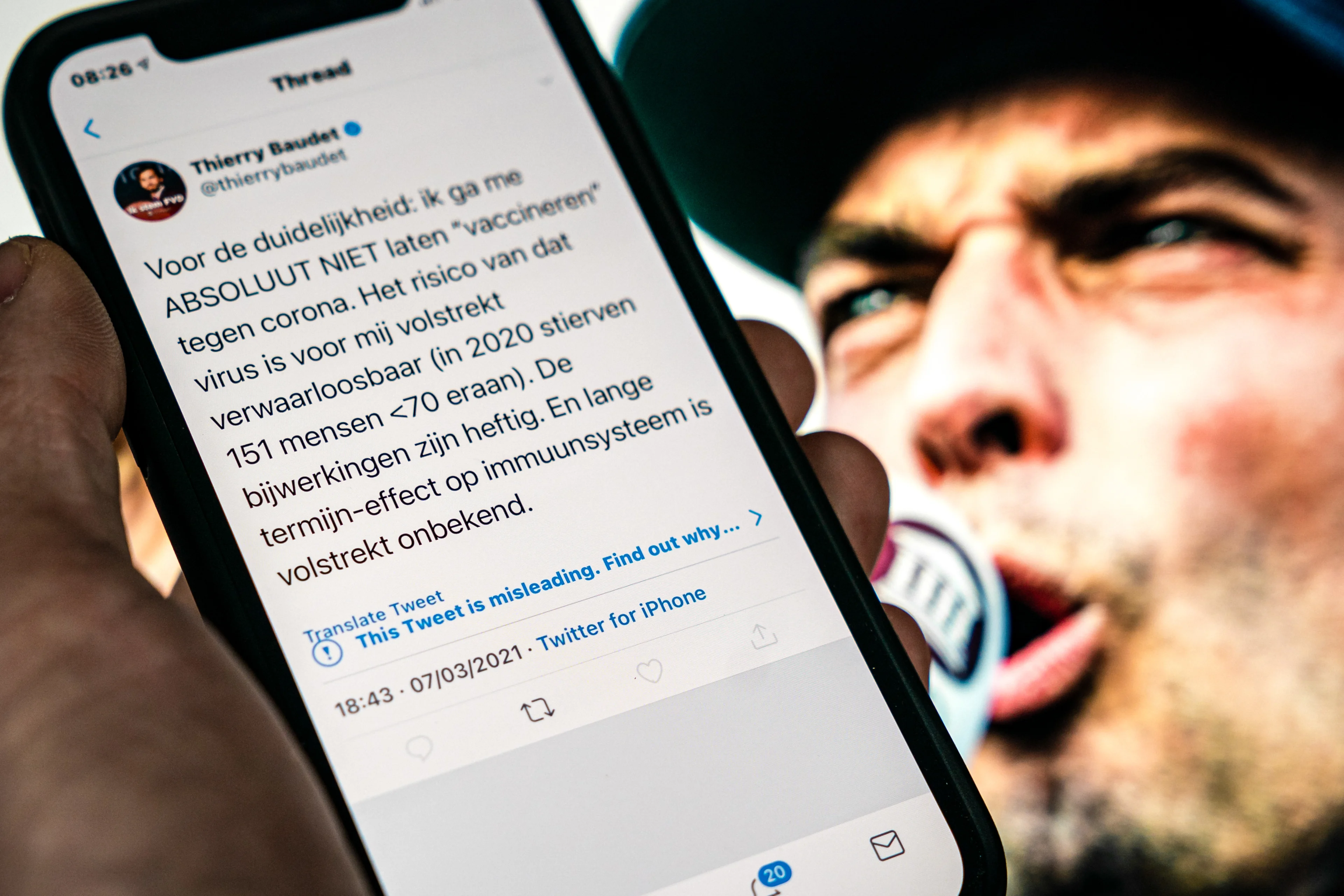 Moet Twitter waarschuwingen blijven plaatsen zoals bij Baudet? Ja, vindt meerderheid van Nederland