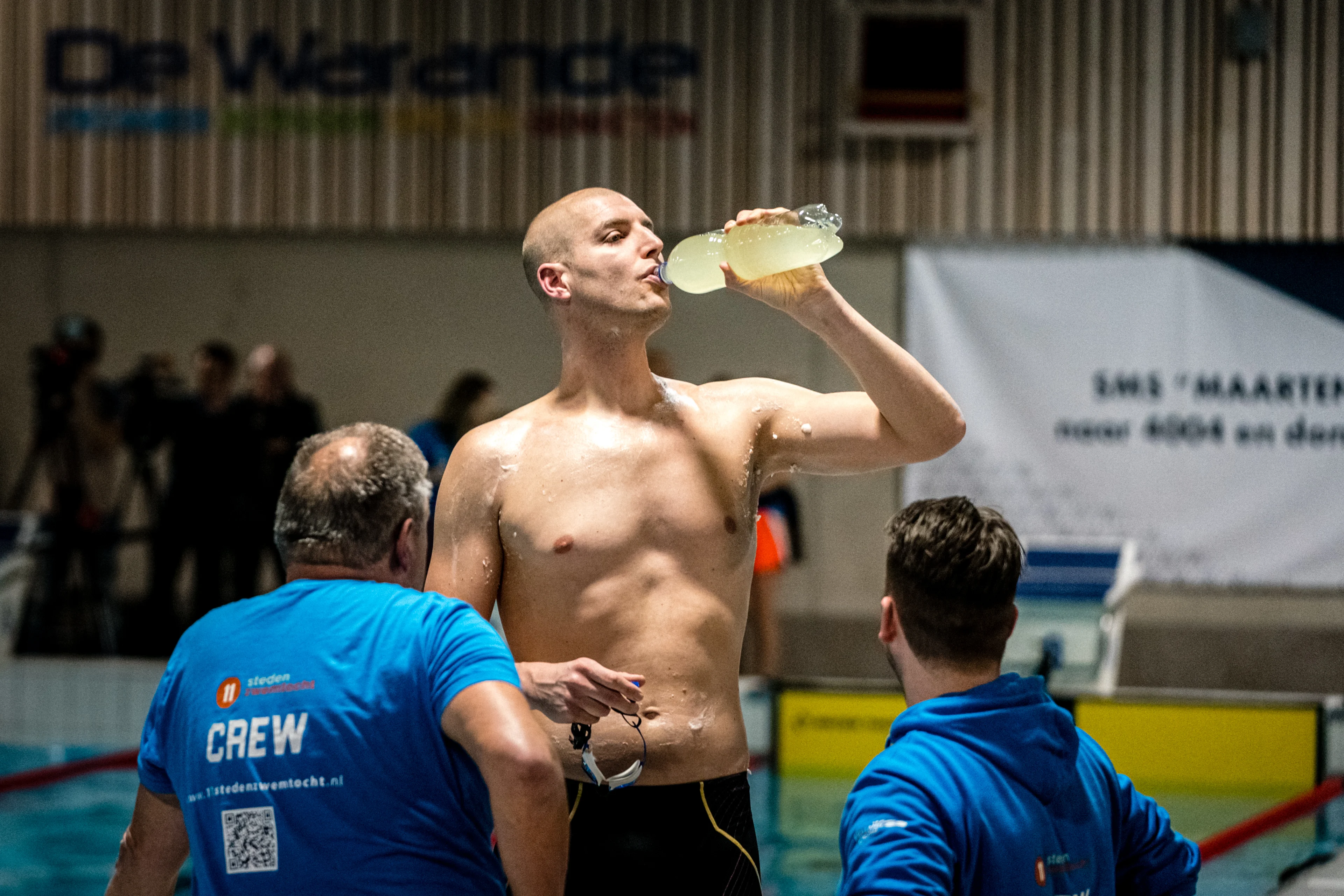 Geen wereldrecord: Maarten van der Weijden gestopt met zwemmen