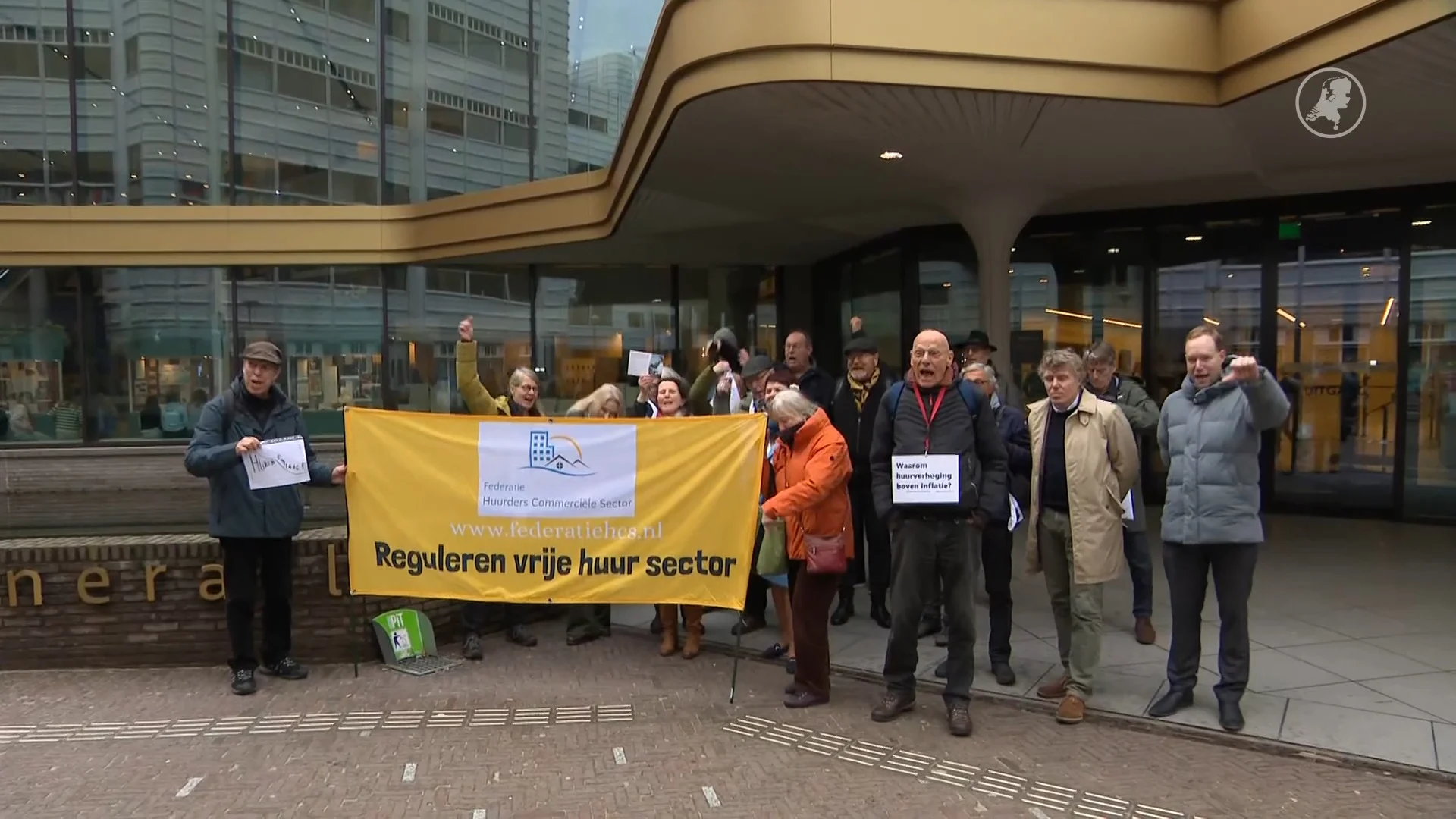 Huurders in actie tegen forse huurverhoging: 'Het is nu al niet te betalen'