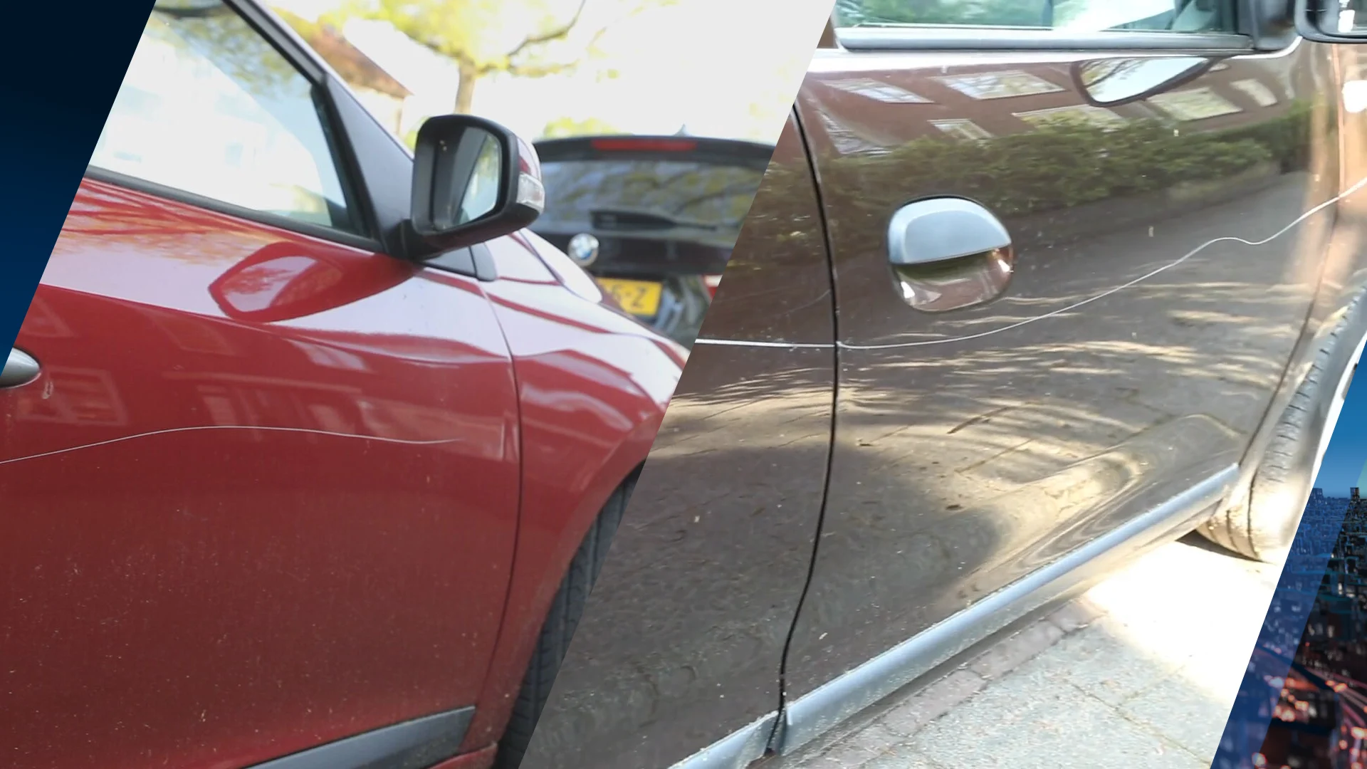 ZIEN: Krassen in talloze auto's in Hilversum, man (28) opgepakt