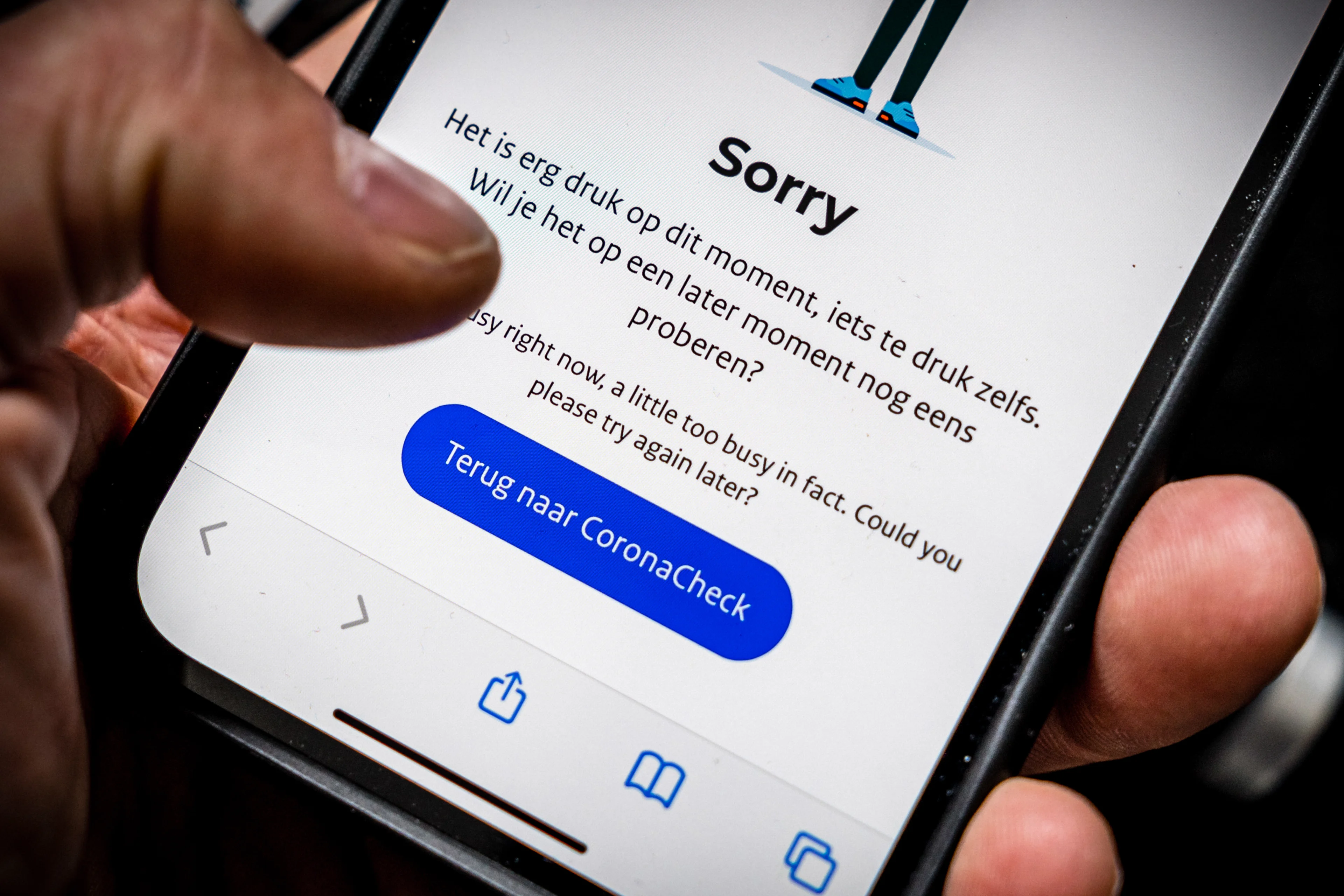 Wachttijden Testen voor Toegang lopen op door technische problemen