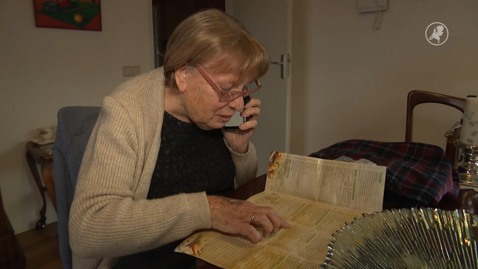 Greet (86) eet al een week Chinees want de lift doet het niet