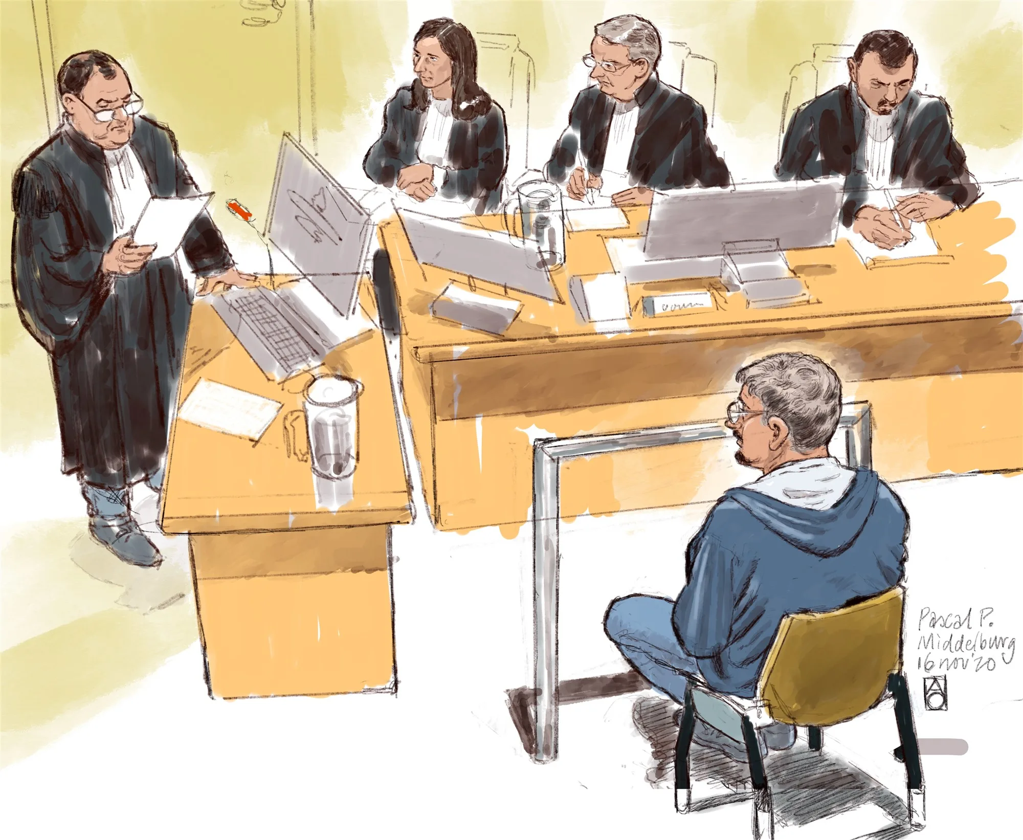 Acht jaar cel en tbs voor hoofdverdachte Pascal P. in Zeeuwse zedenzaak