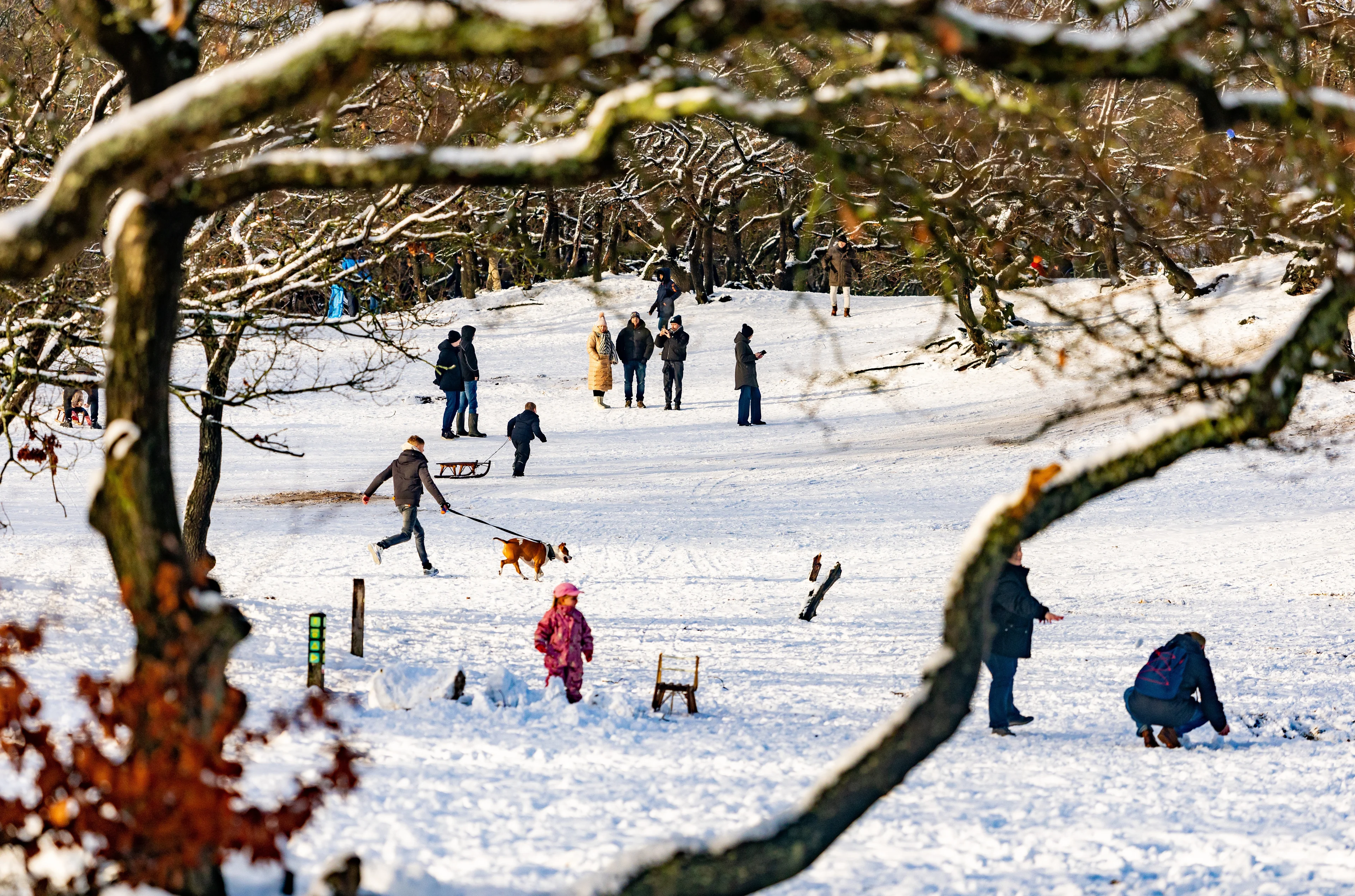 Grote temperatuurverschillen: sneeuw in het noorden, 10 graden in het zuiden