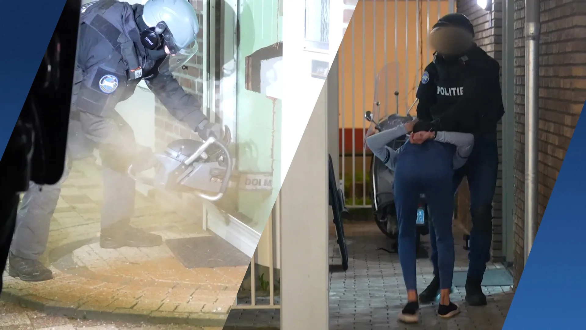 Grote politieactie in Eindhoven: huizen binnengevallen, meerdere aanhoudingen