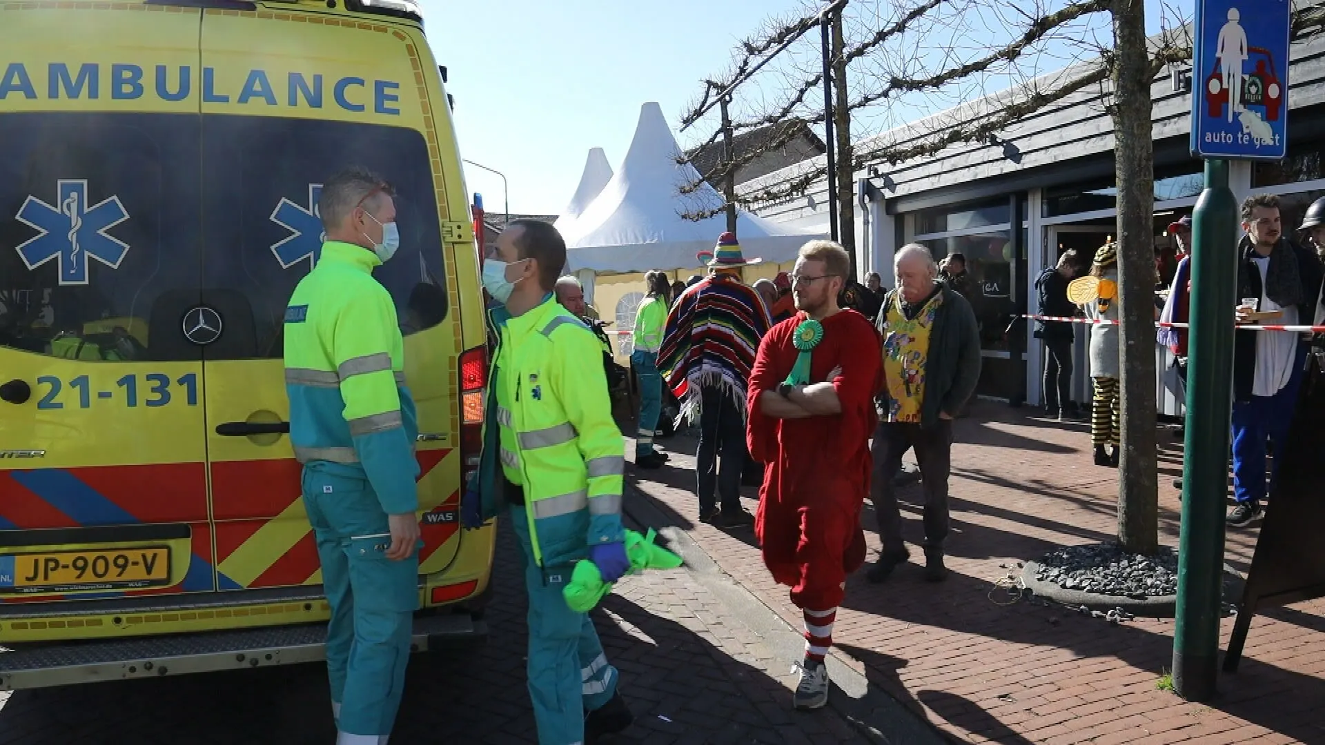 Steiger valt om tijdens carnaval in Beugen: vijf gewonden