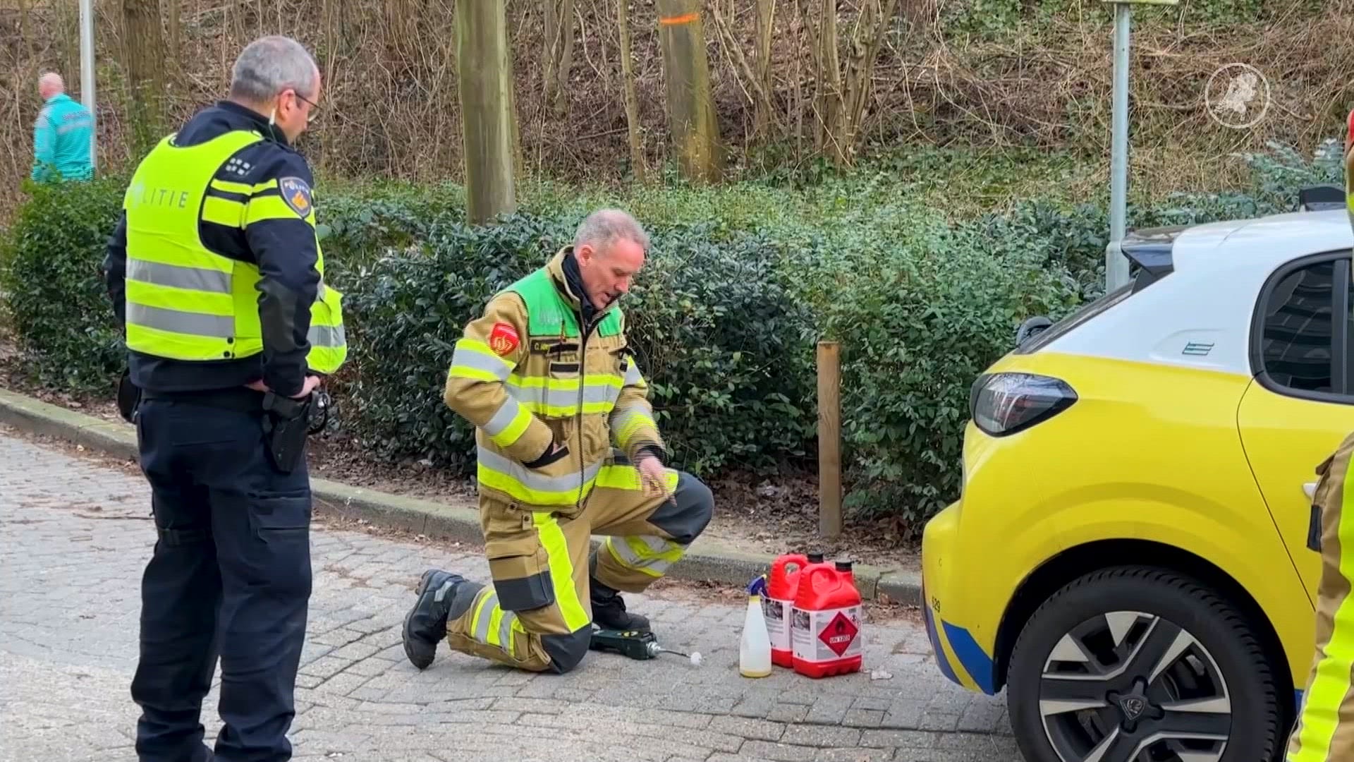 Vijf agenten overgoten met benzine tijdens uithuiszetting in Heerlen