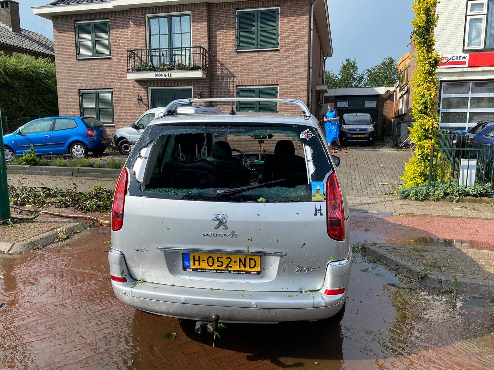 Else-Marieke uit Doorn stond doodsangsten uit tijdens noodweer: 'De hel brak los'