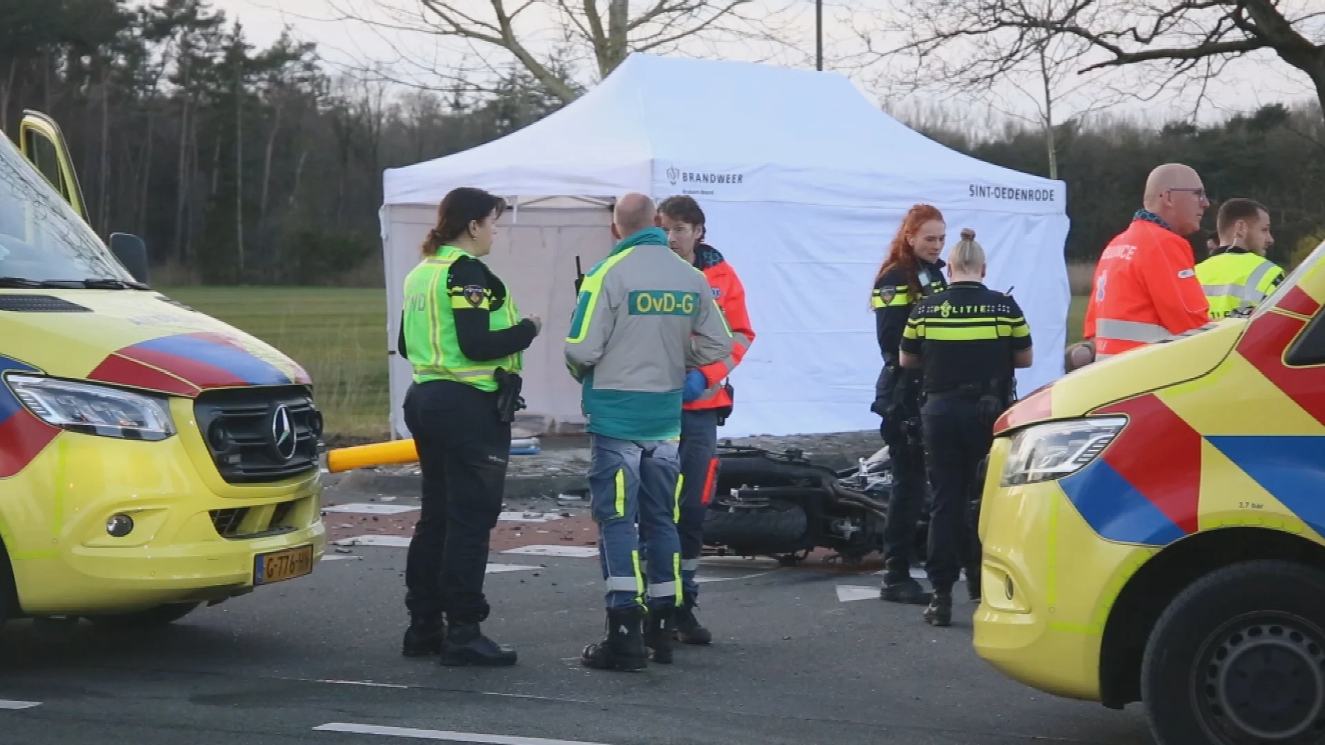 Motorrijdster (32) overleden door aanrijding met bestelbus in Sint-Oedenrode