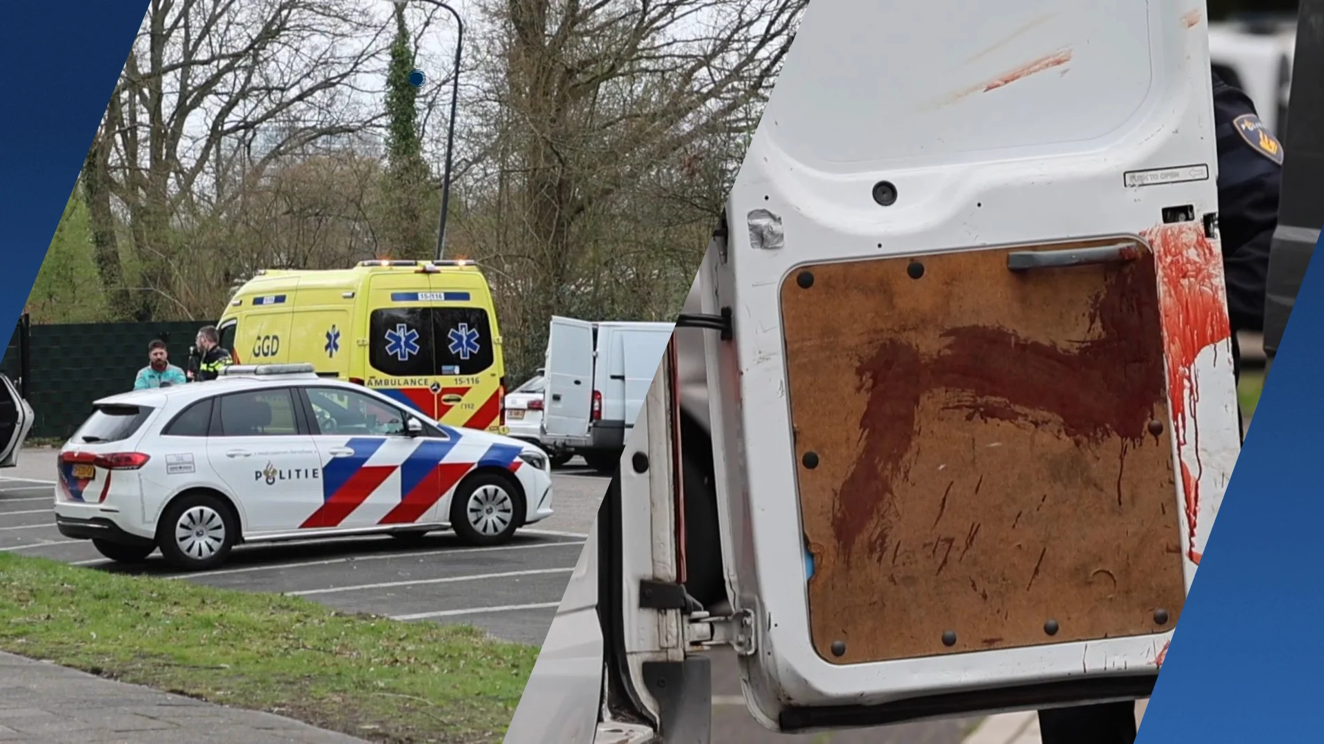Man ontvoerd in Den Haag, politie vindt verderop busje met bloedsporen