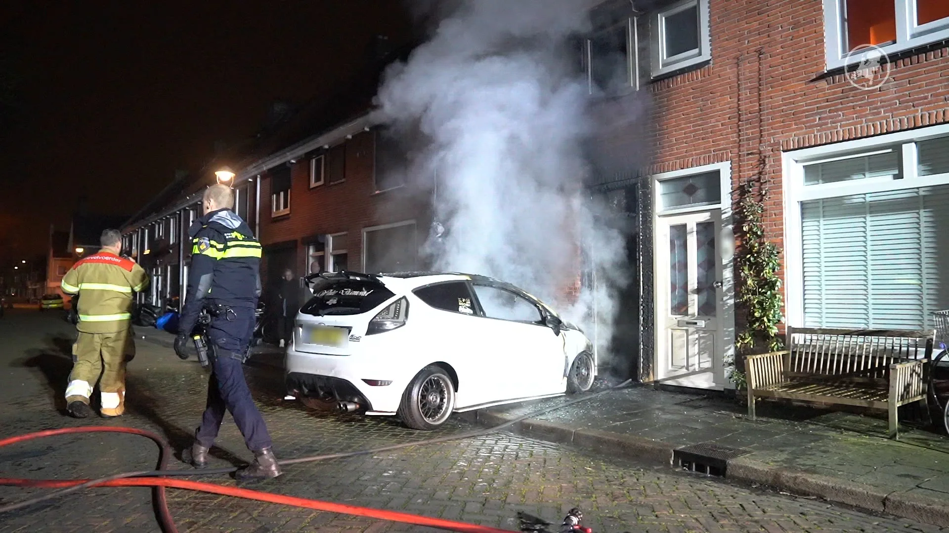 Buurman vangt slachtoffers brand Den Bosch op
