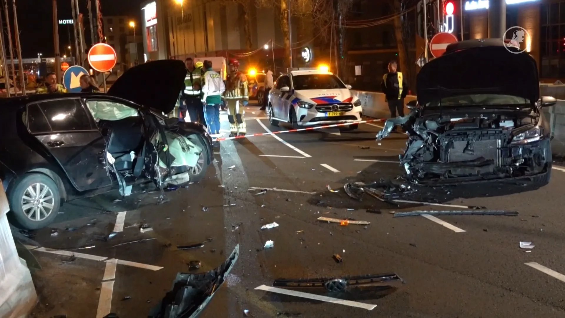 Acht gewonden bij verkeersongeluk in Zaandam