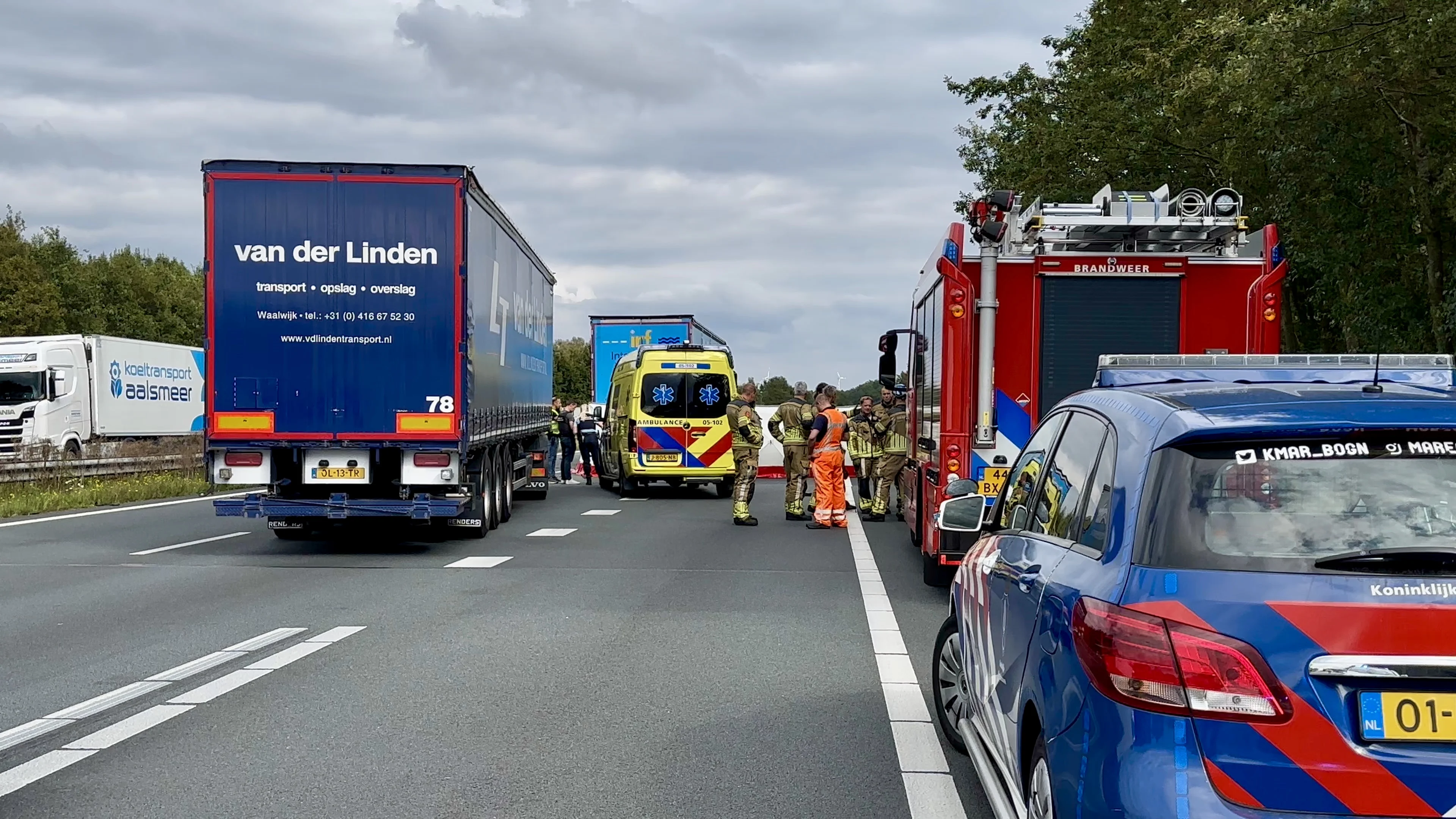 Man (26) uit Hengelo overleden bij verkeersongeluk op A1 bij De Lutte