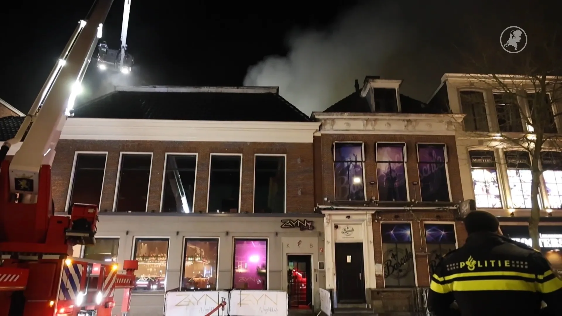Grote brand in discotheek Leeuwarden