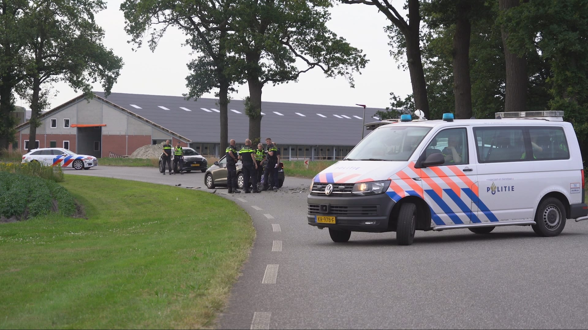 Motorrijder overleden door aanrijding met auto bij Gronings dorp