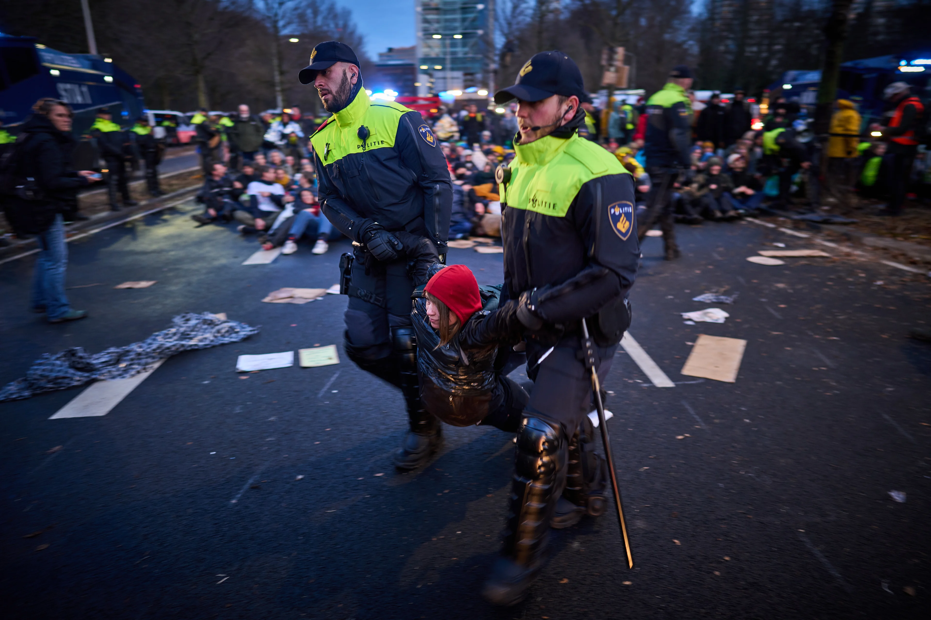 Nog vier arrestanten vast na demonstraties in Den Haag