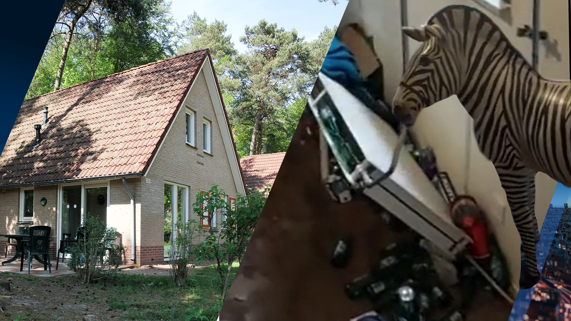 Gasten slopen vakantiehuisje Landal en laten complete bende achter