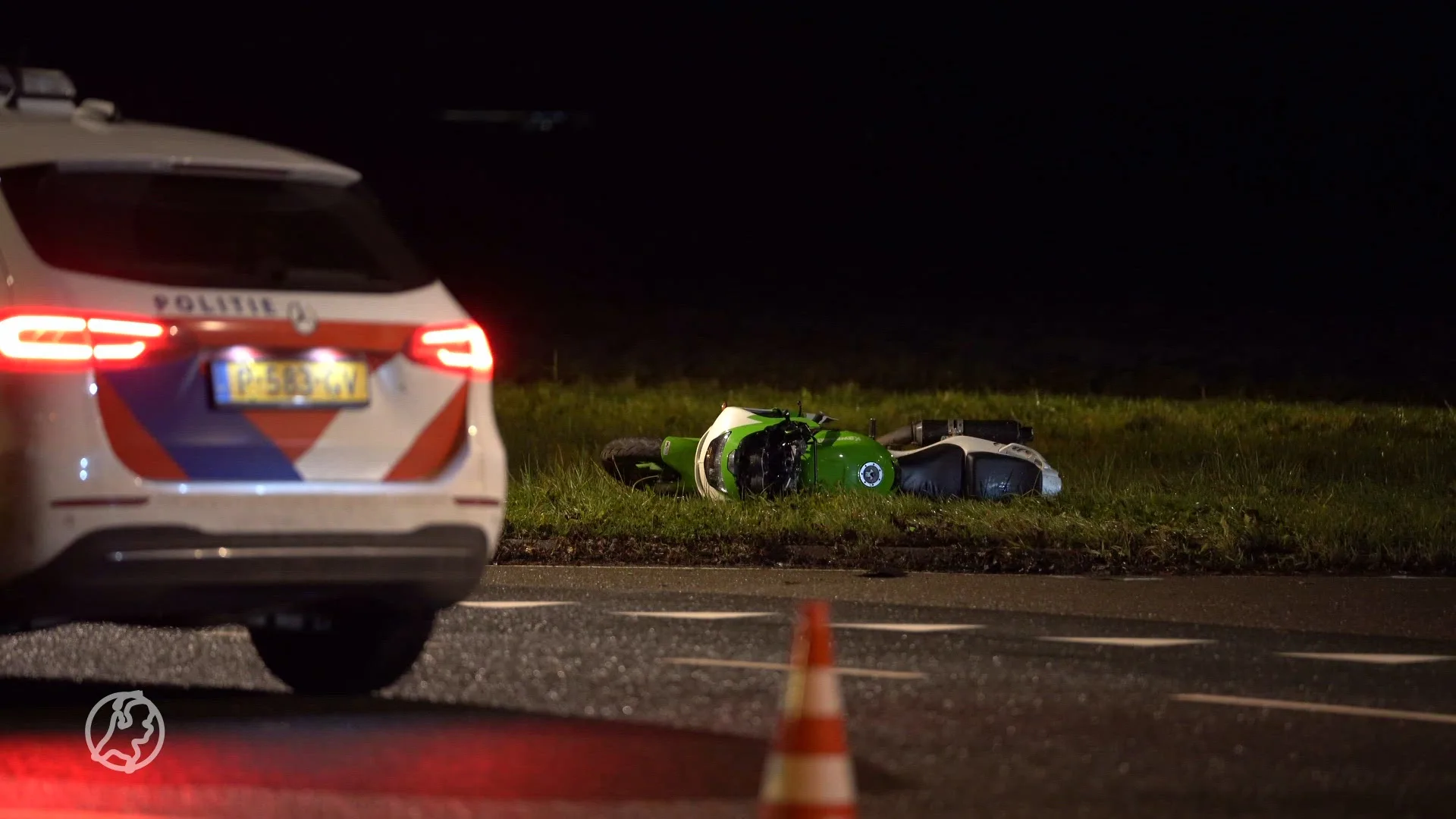 Motorrijder verongelukt op Warffumerweg in Rasquert