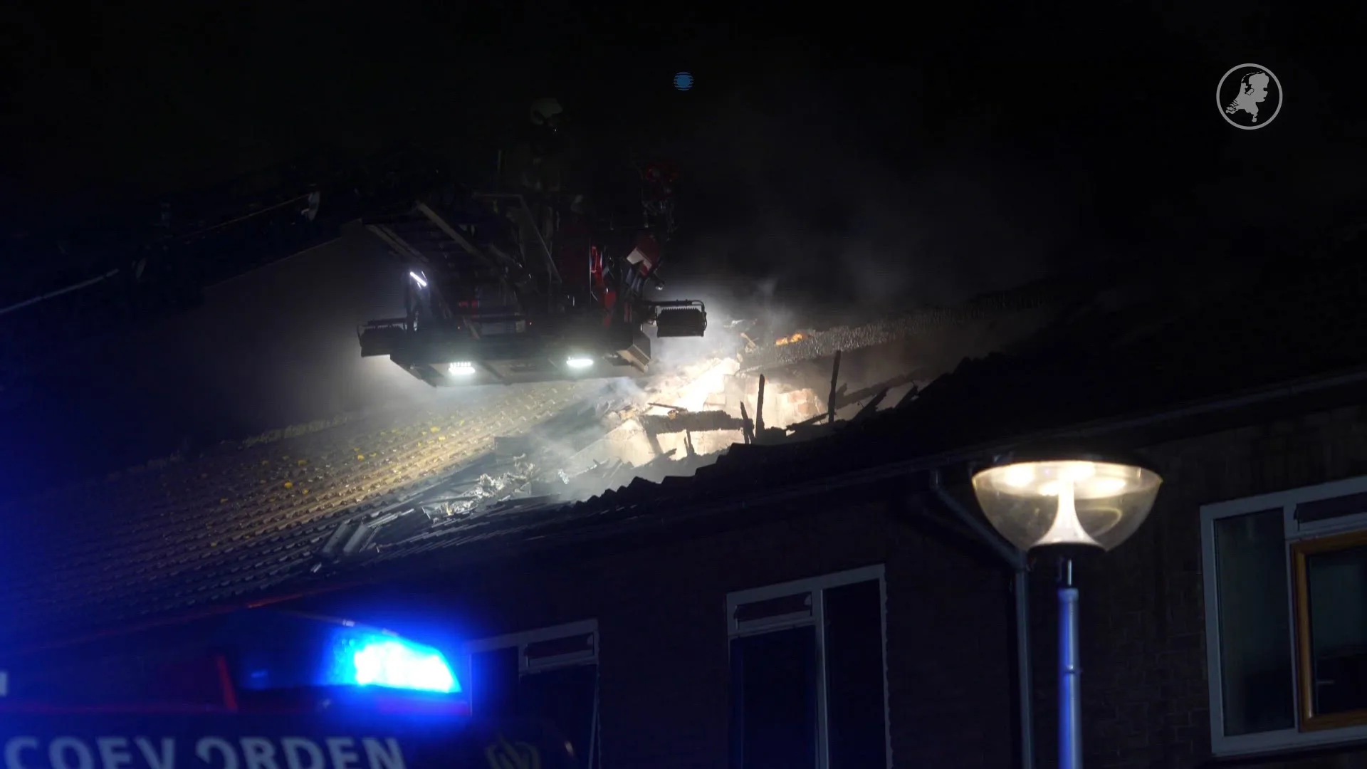 Woning uitgebrand na felle brand in Coevorden