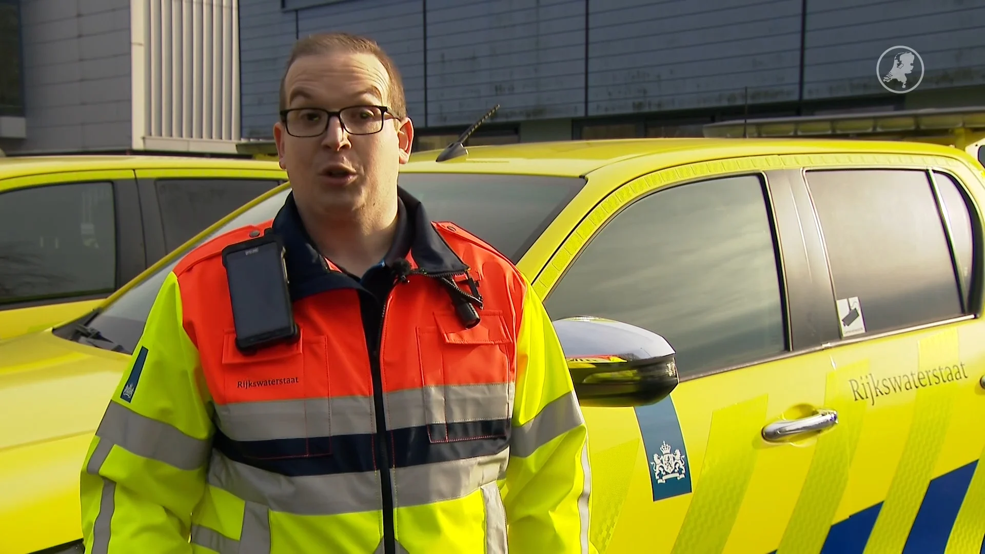 Wegwerker Matthias werd aangereden tijdens zijn werk