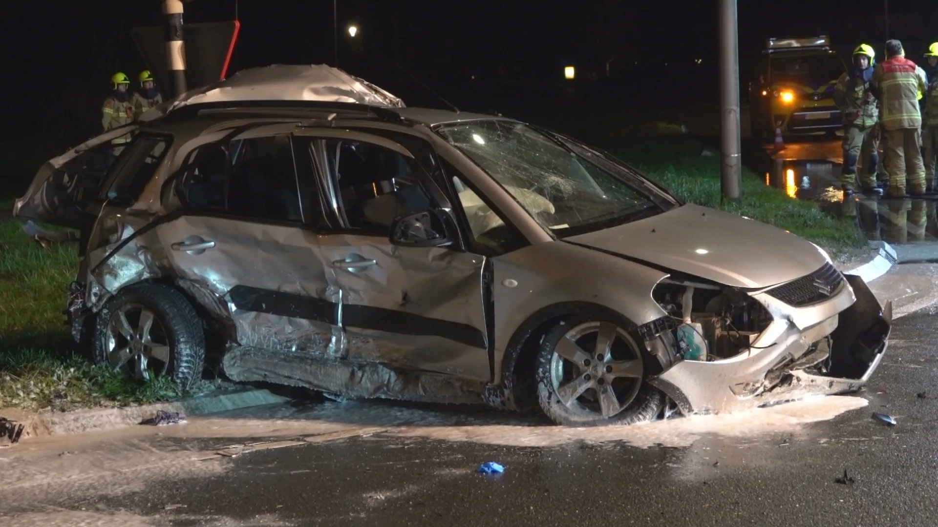 Bestuurster (59) auto overleden door ongeval in Oudkarspel, 19-jarige man aangehouden
