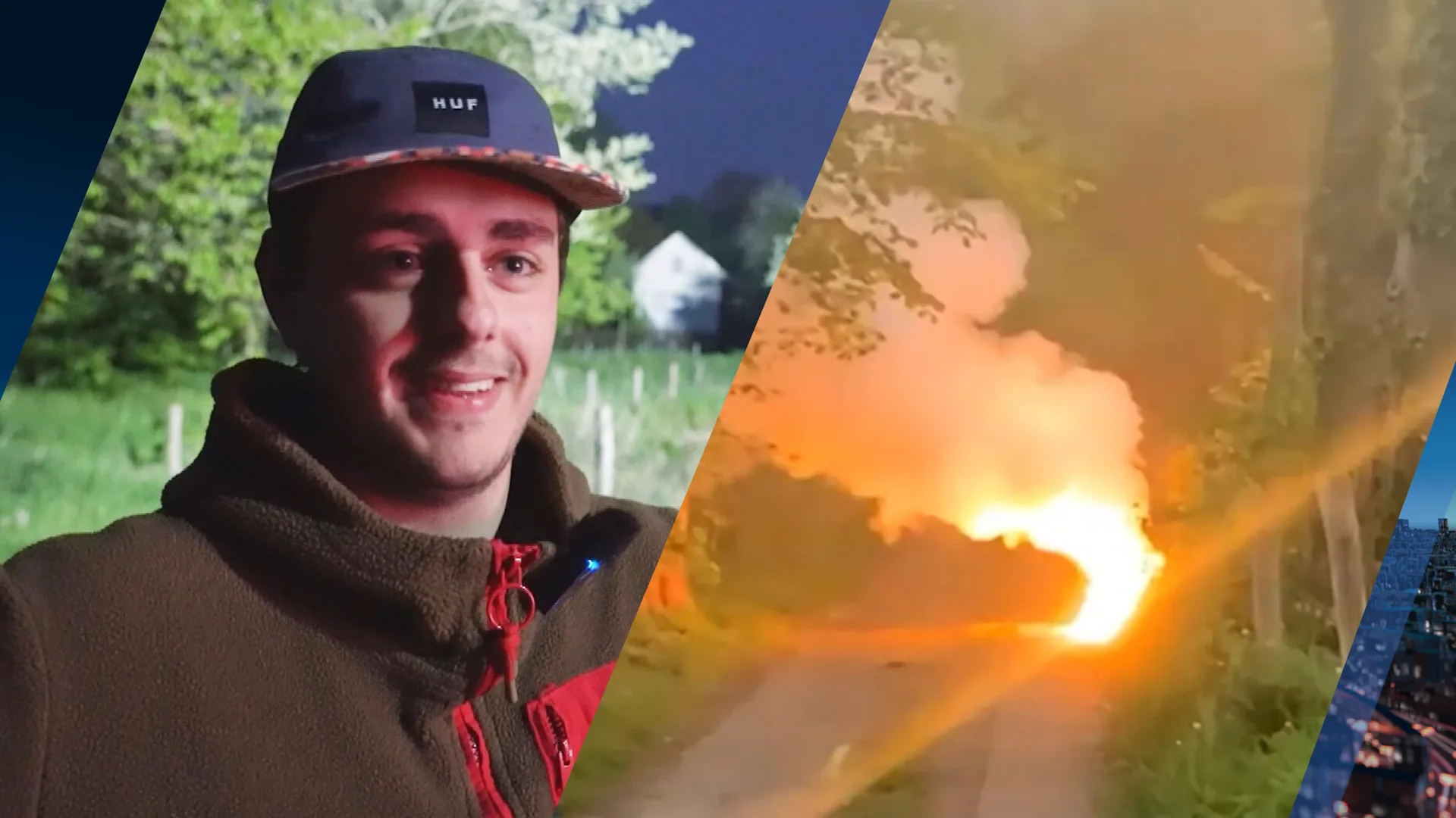 Magneetvissers vinden fosforbom in Rimburg, explosief begint te roken