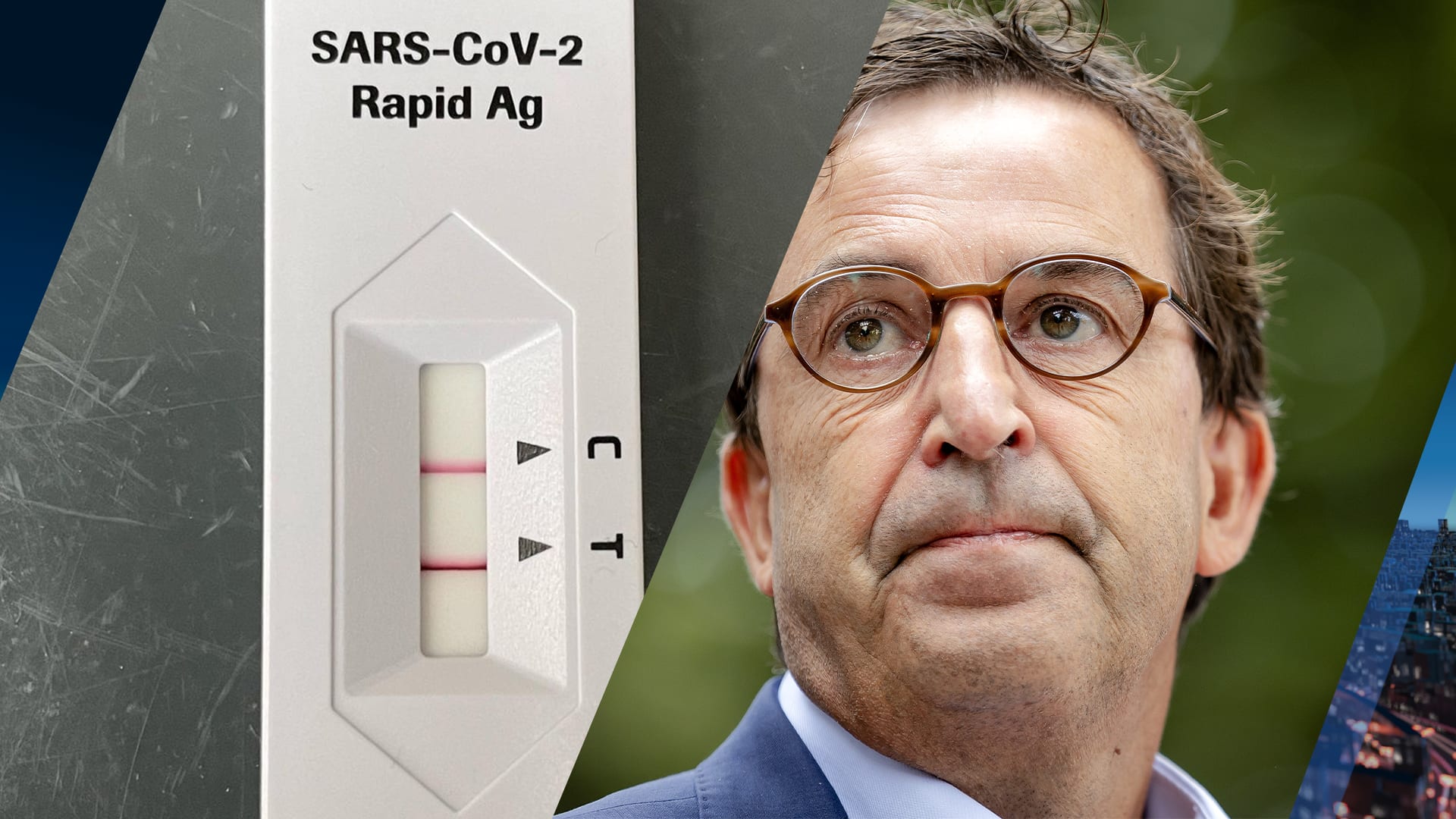 Diederik Gommers na twee jaar toch besmet met corona