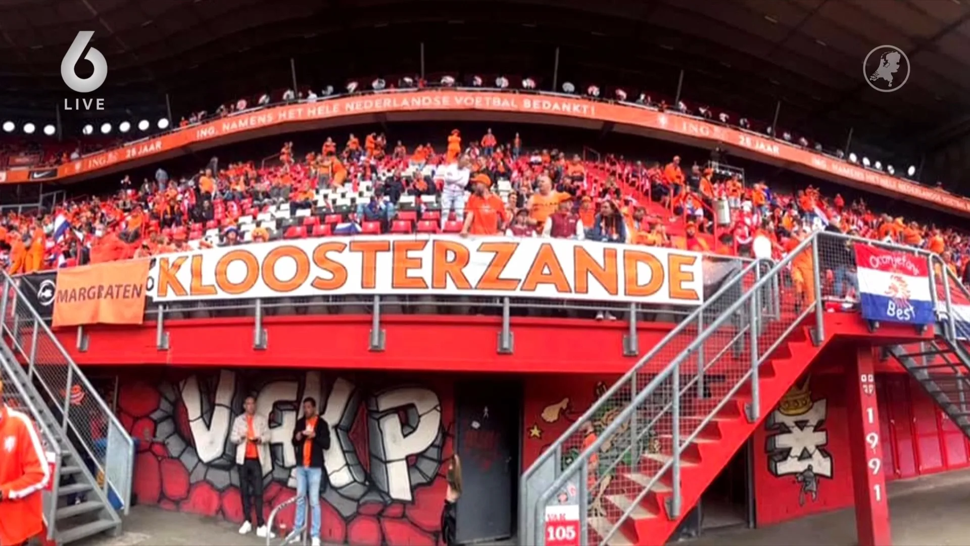 Einde verhaal voor grote Oranjespandoeken door strengere regels
