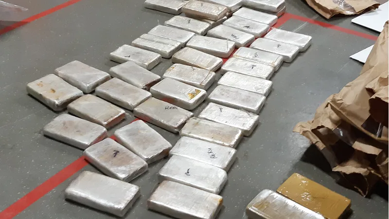 Man (28) aangehouden met 1,5 miljoen euro cash en 82 kilo cocaïne