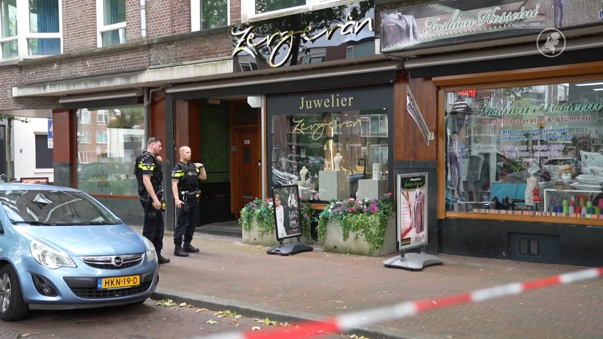 Politieactie op snelweg A12 na gewapende overval op juwelier Rotterdam