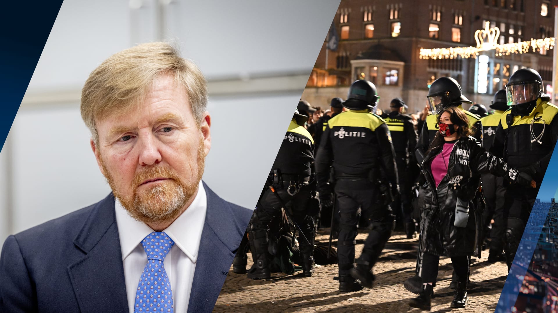 Koning reageert op onrust in Amsterdam: doet me pijn om te zien