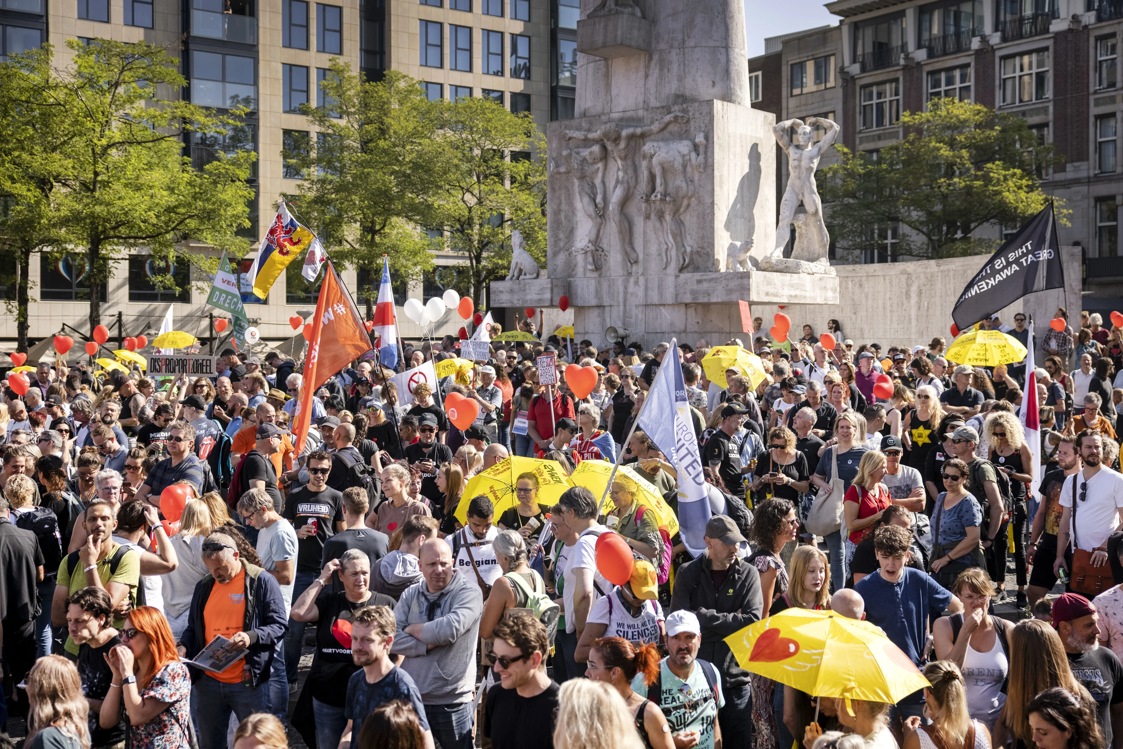 Halsema: Jodenster bij corona-demo smakeloos, maar niet strafbaar