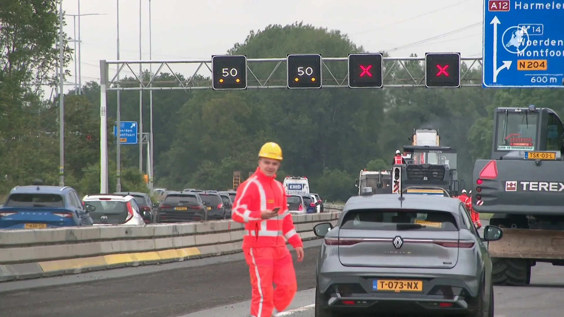 Afsluiting A12 zorgt voor grote verkeershinder