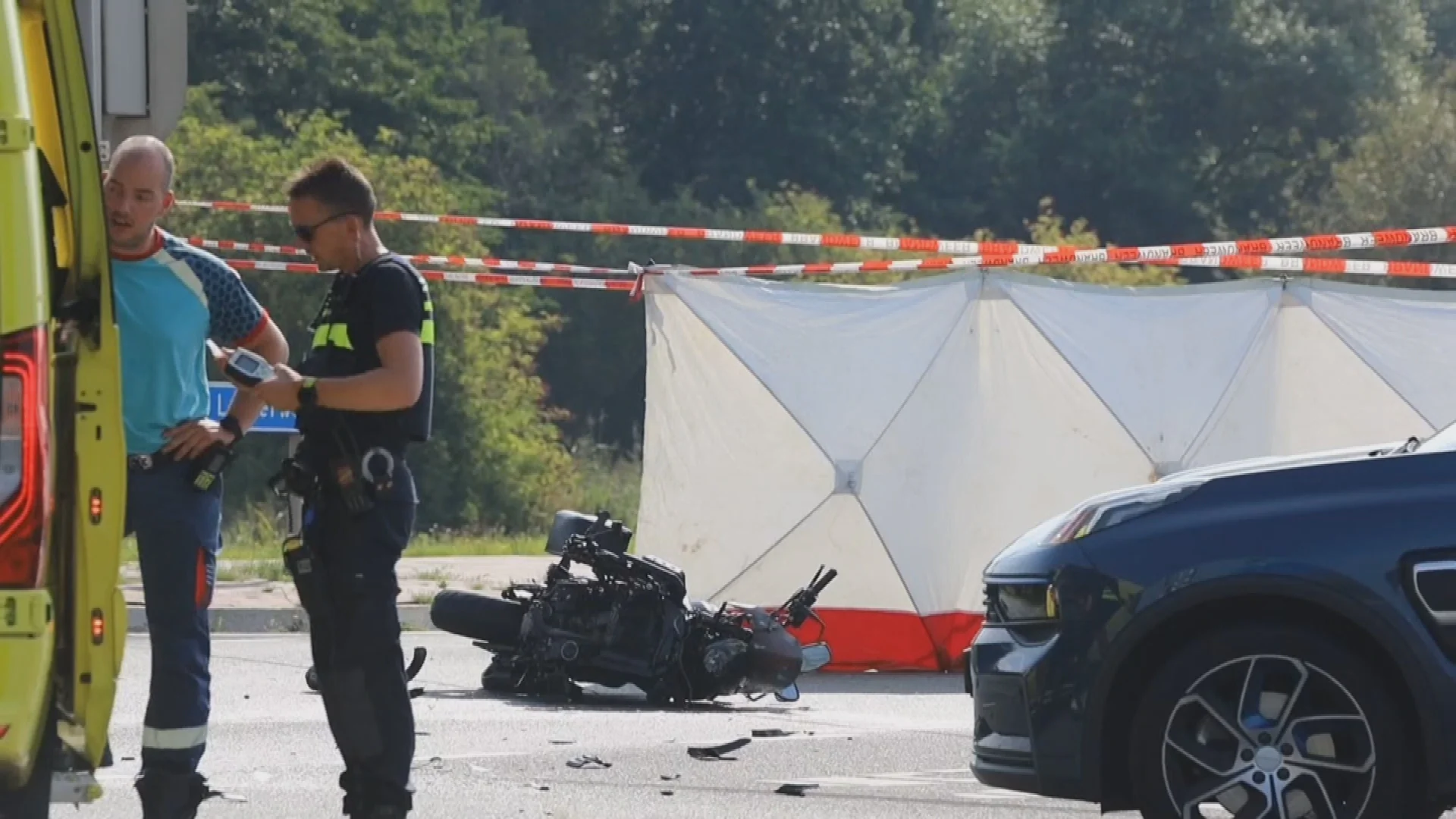 Motorrijder overleden na ongeluk met auto in Lelystad