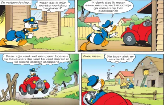 Inducktrinatie: boeren boos om 'suggestieve strip' in Donald Duck