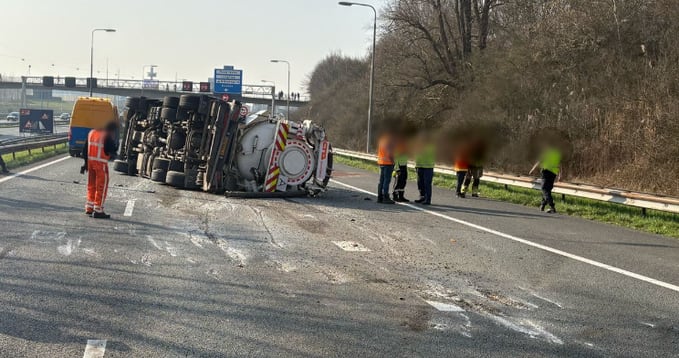 Rijkswaterstaat: vermijden Utrecht na kantelen vrachtwagen niet meer nodig