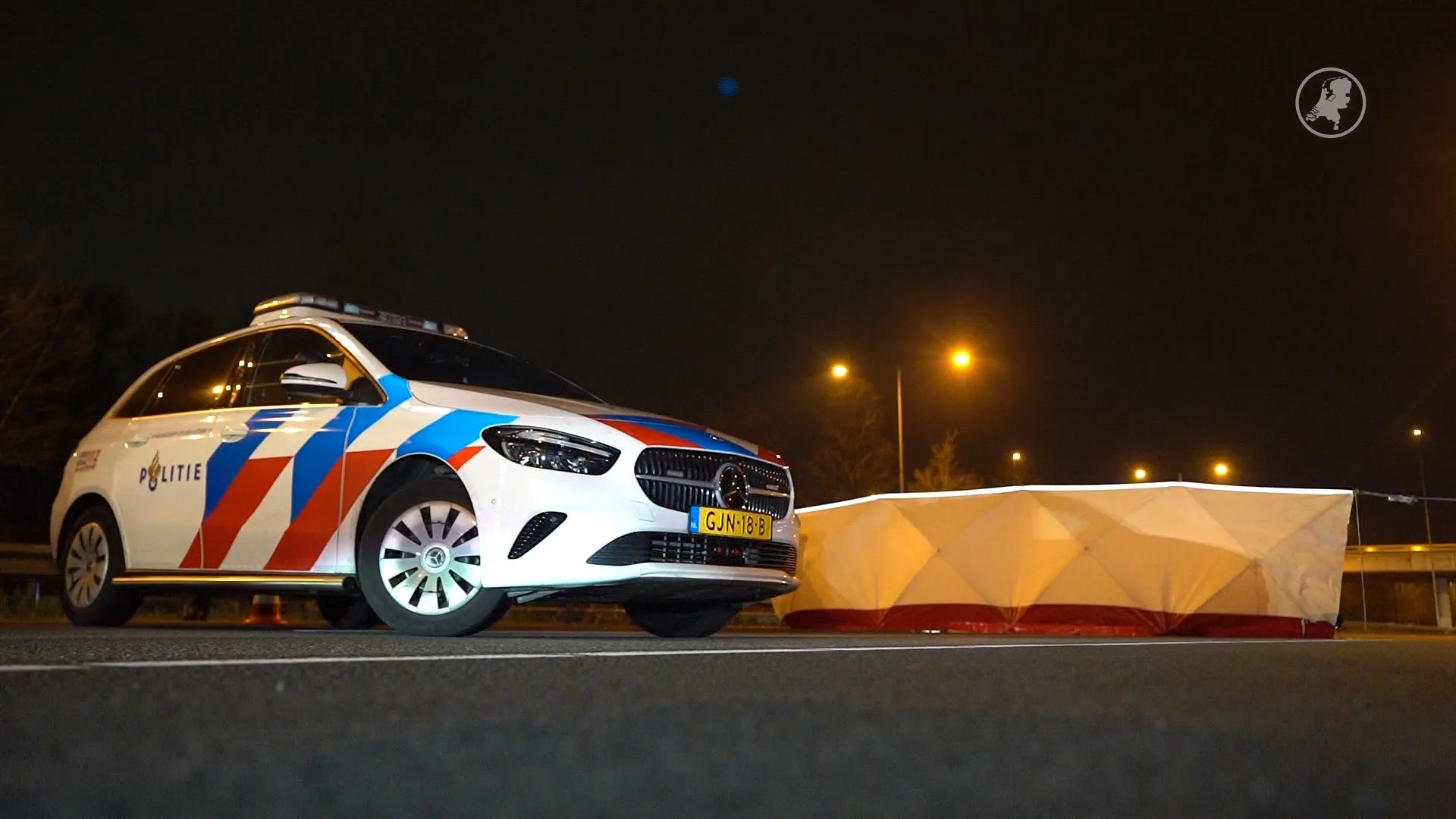 Voetganger overleden na aanrijding op A2 bij Den Bosch