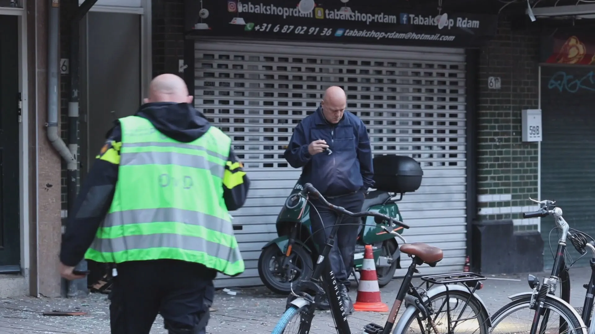 Tweede explosie in Rotterdamse straat, nu bij andere tabakshop