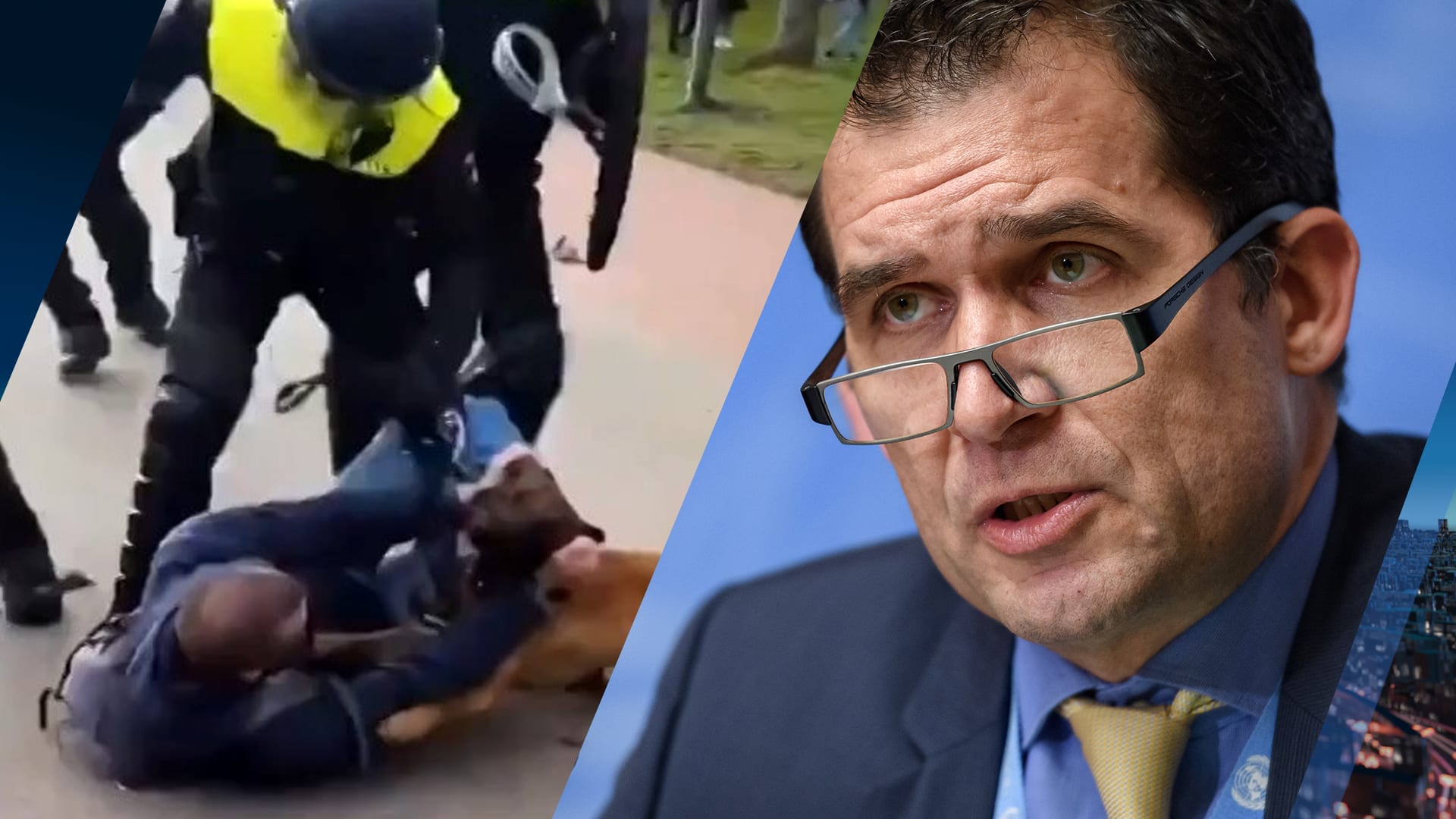 VN-rapporteur blijft bij kritiek op politie: 'Ik zie agenten zinloos, excessief geweld gebruiken'