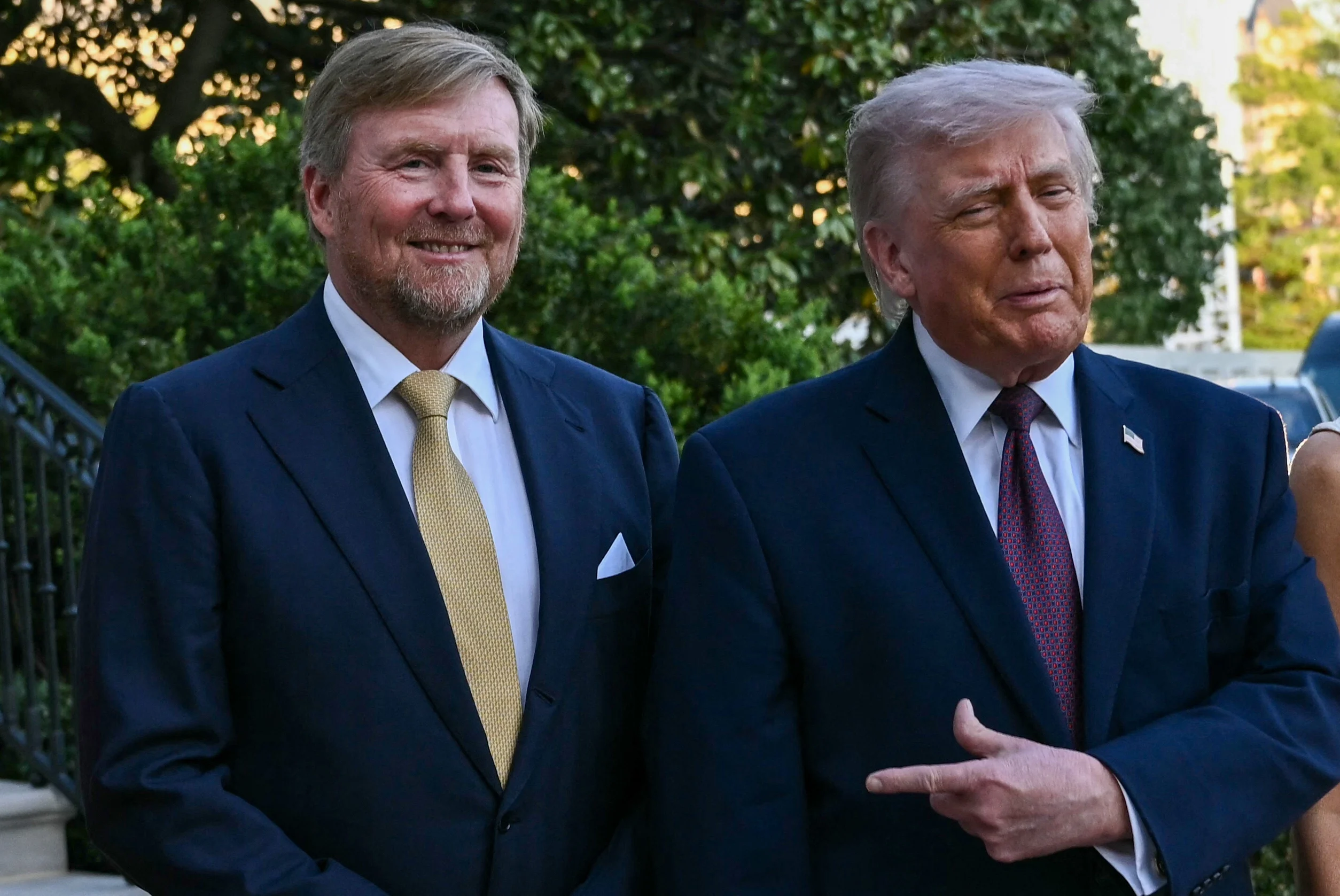 Koning over diner met Trump: ‘Fundamenteel oneens’