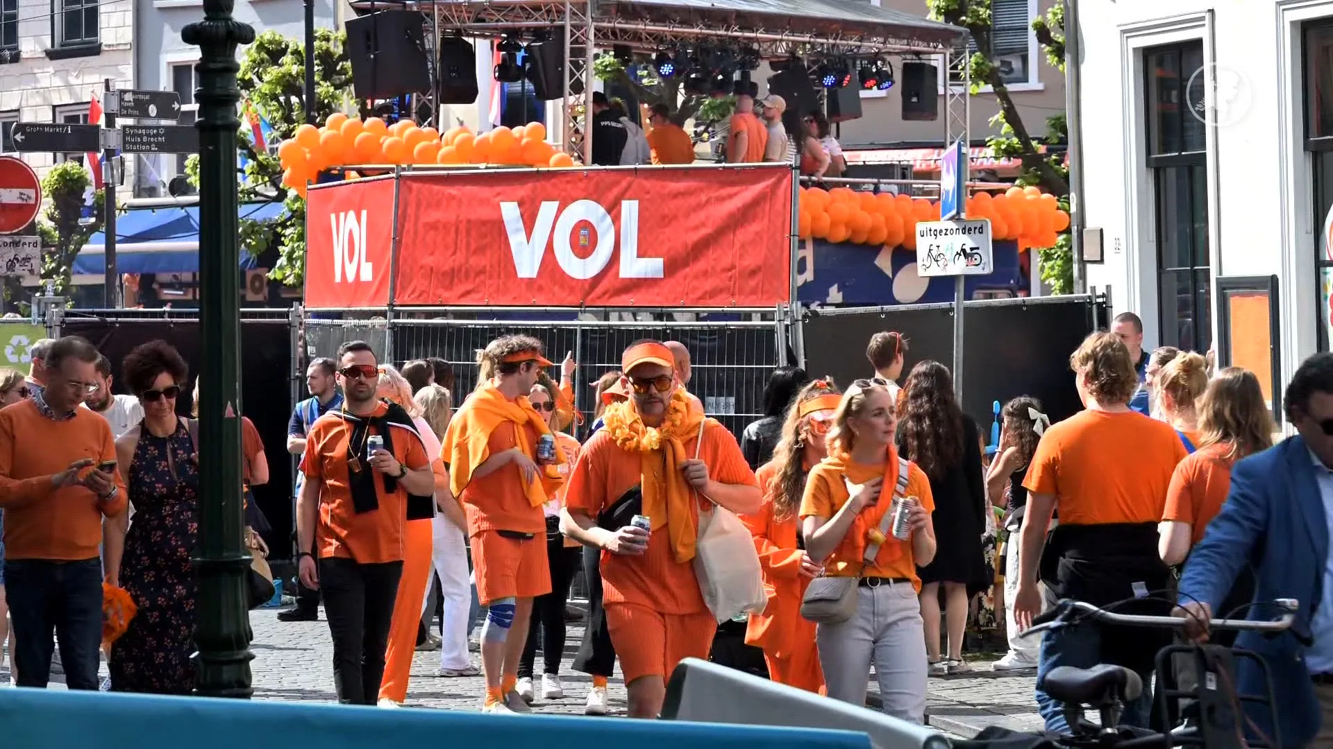 Ook drukte in centrum van Breda