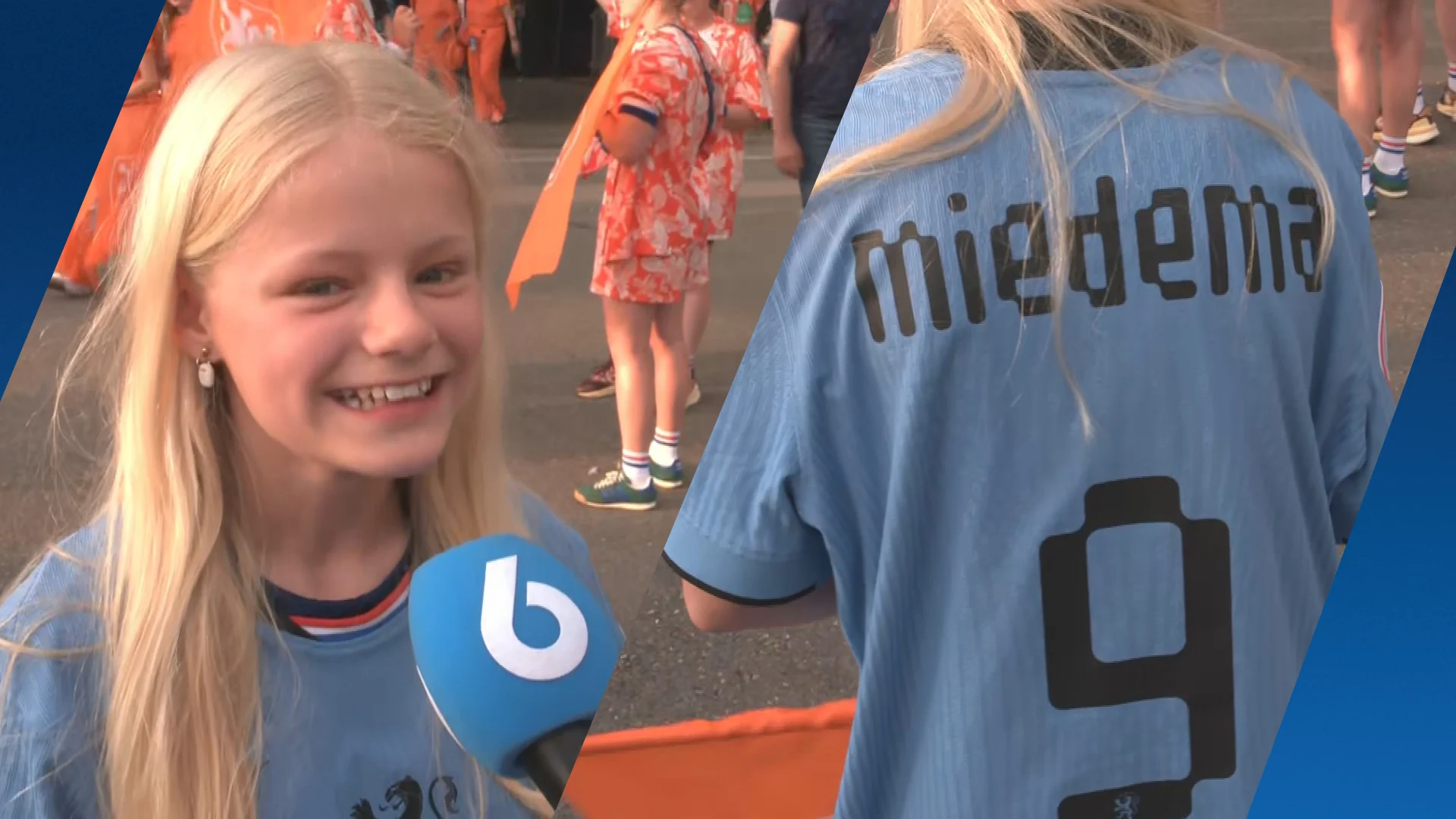 Jonge fan krijgt bezweet shirt van Miedema na 100e goal: 'Heel erg vet'